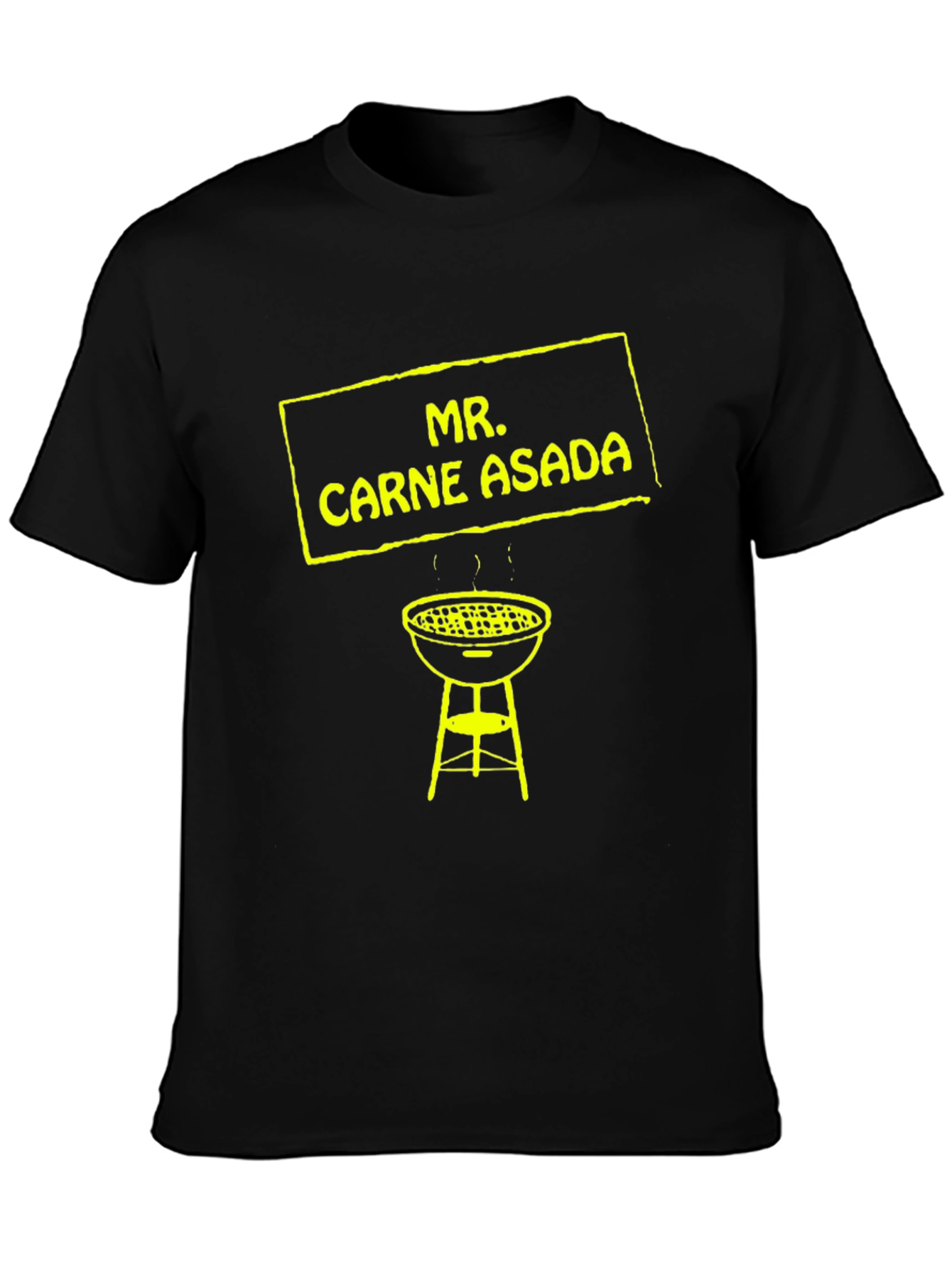 Mr. Carne Asada BBQ Graphic Tee - Black