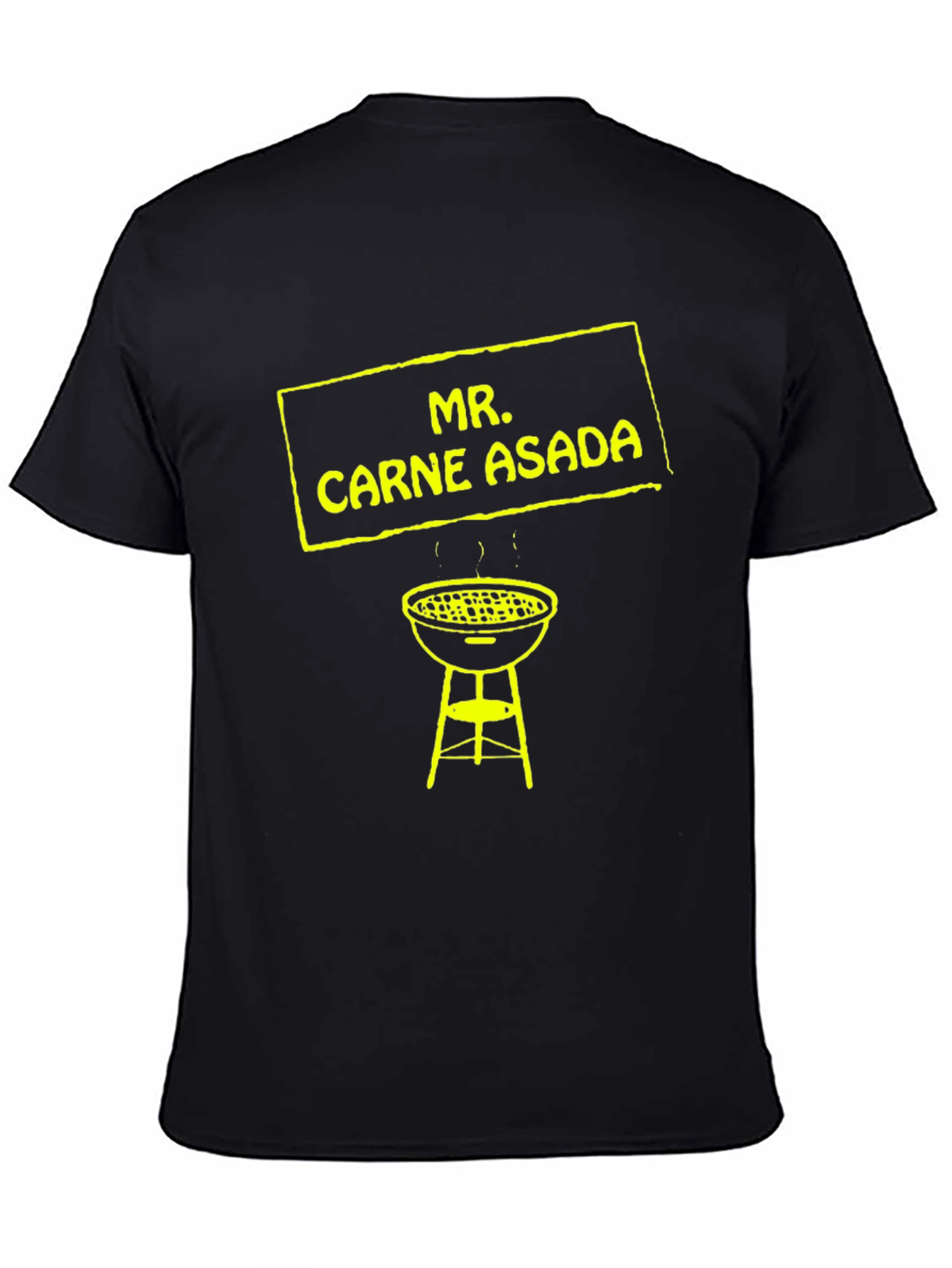 Mr. Carne Asada BBQ Graphic Tee - Black