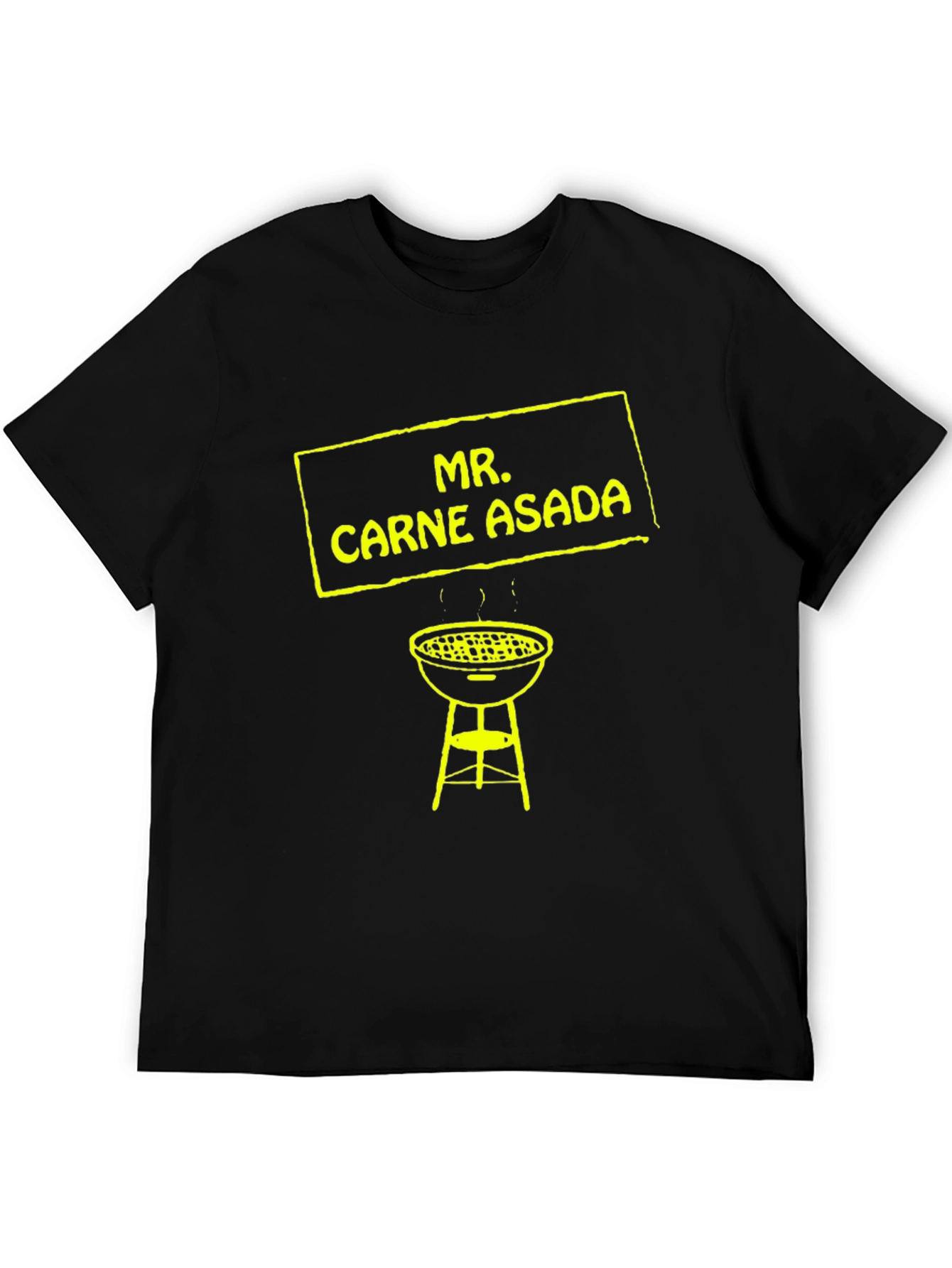 Mr. Carne Asada BBQ Graphic Tee - Black