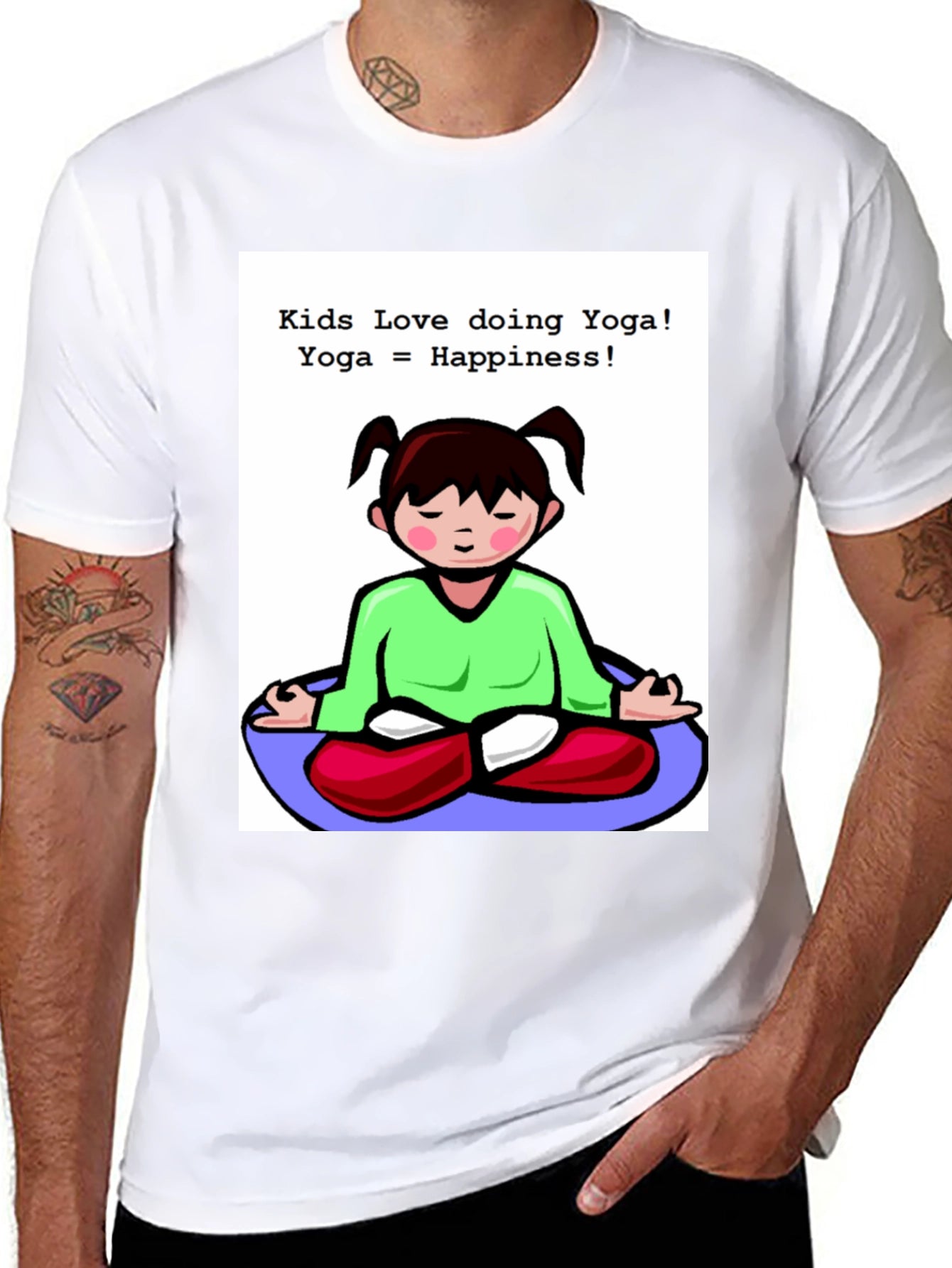 Kids Yoga T-Shirt - Love Doing Yoga