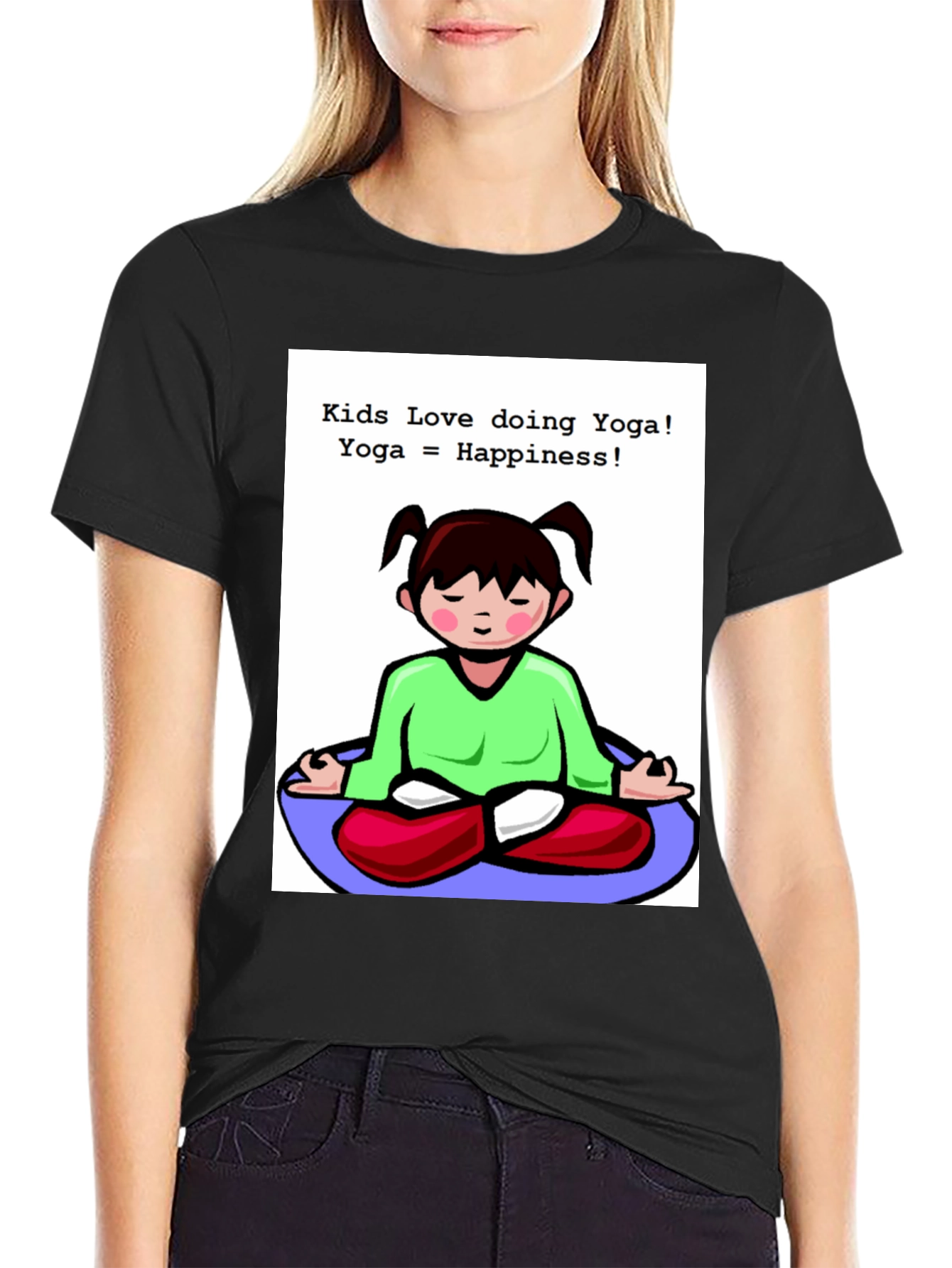 Kids Yoga T-Shirt - Love Doing Yoga