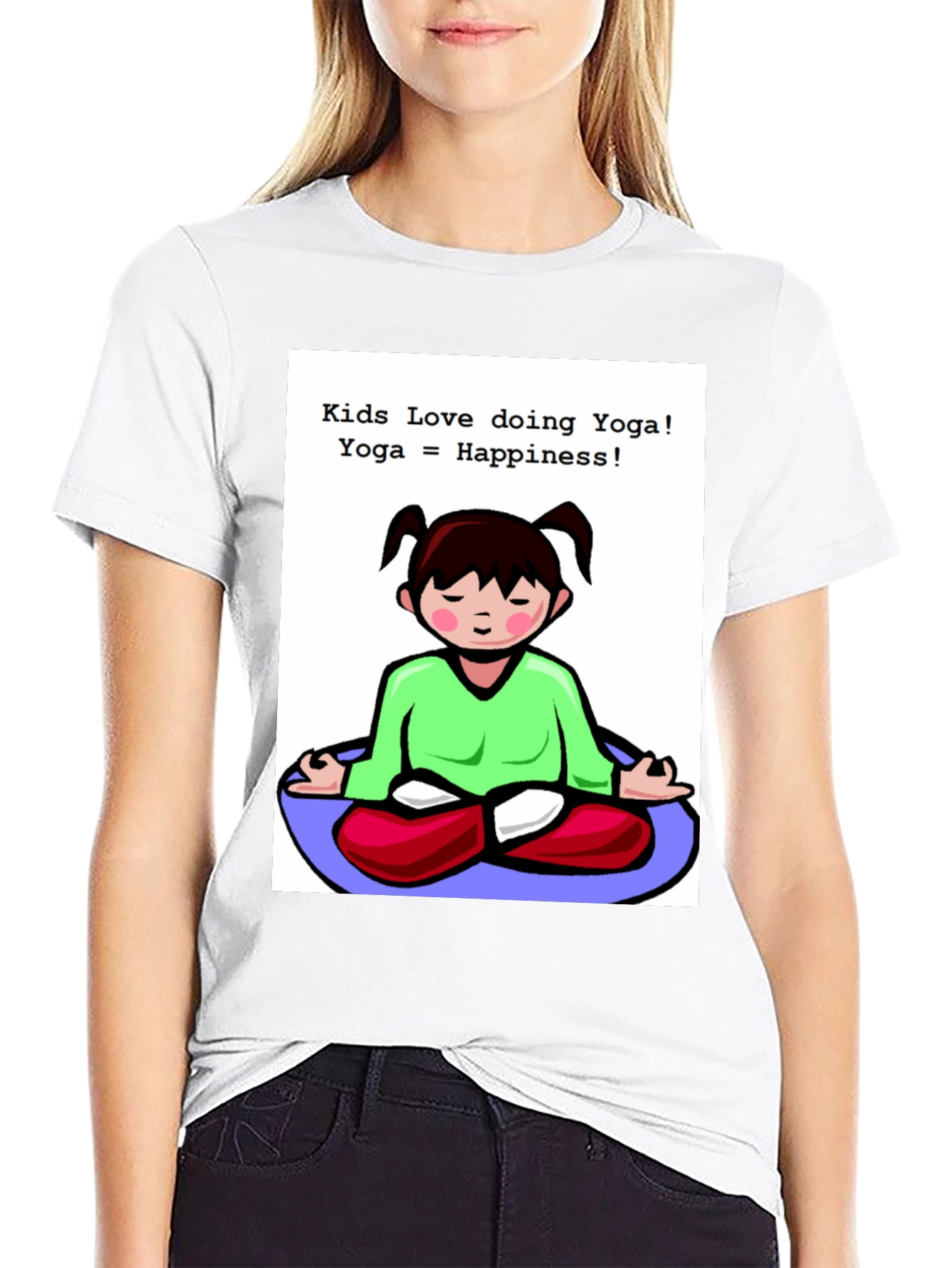 Kids Yoga T-Shirt - Love Doing Yoga