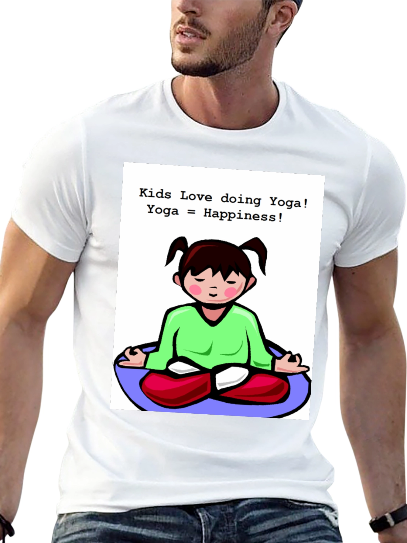 Kids Yoga T-Shirt - Love Doing Yoga