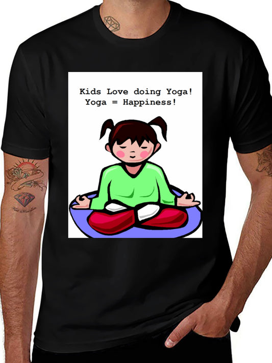Kids Yoga T-Shirt - Love Doing Yoga