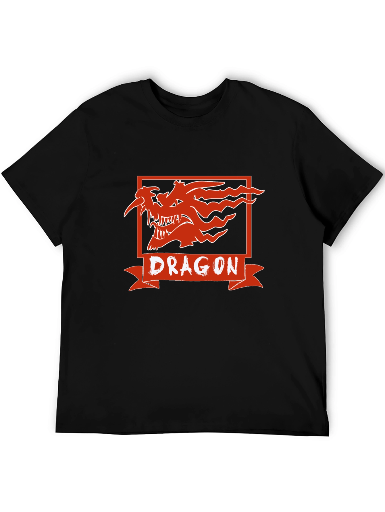 Dragon Graphic Tee - Mens Black T-Shirt