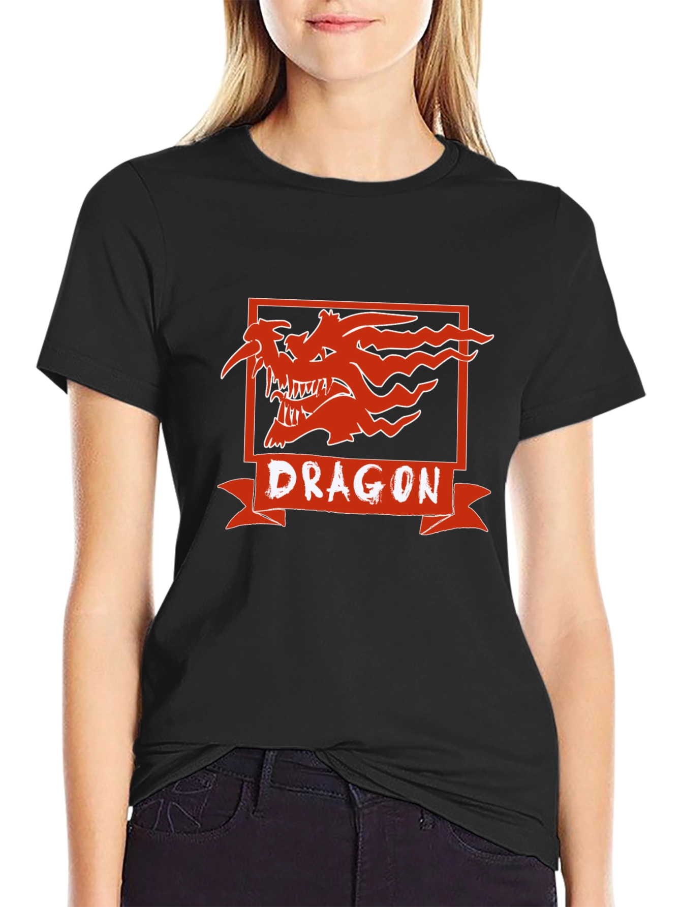 Dragon Graphic Tee - Mens Black T-Shirt
