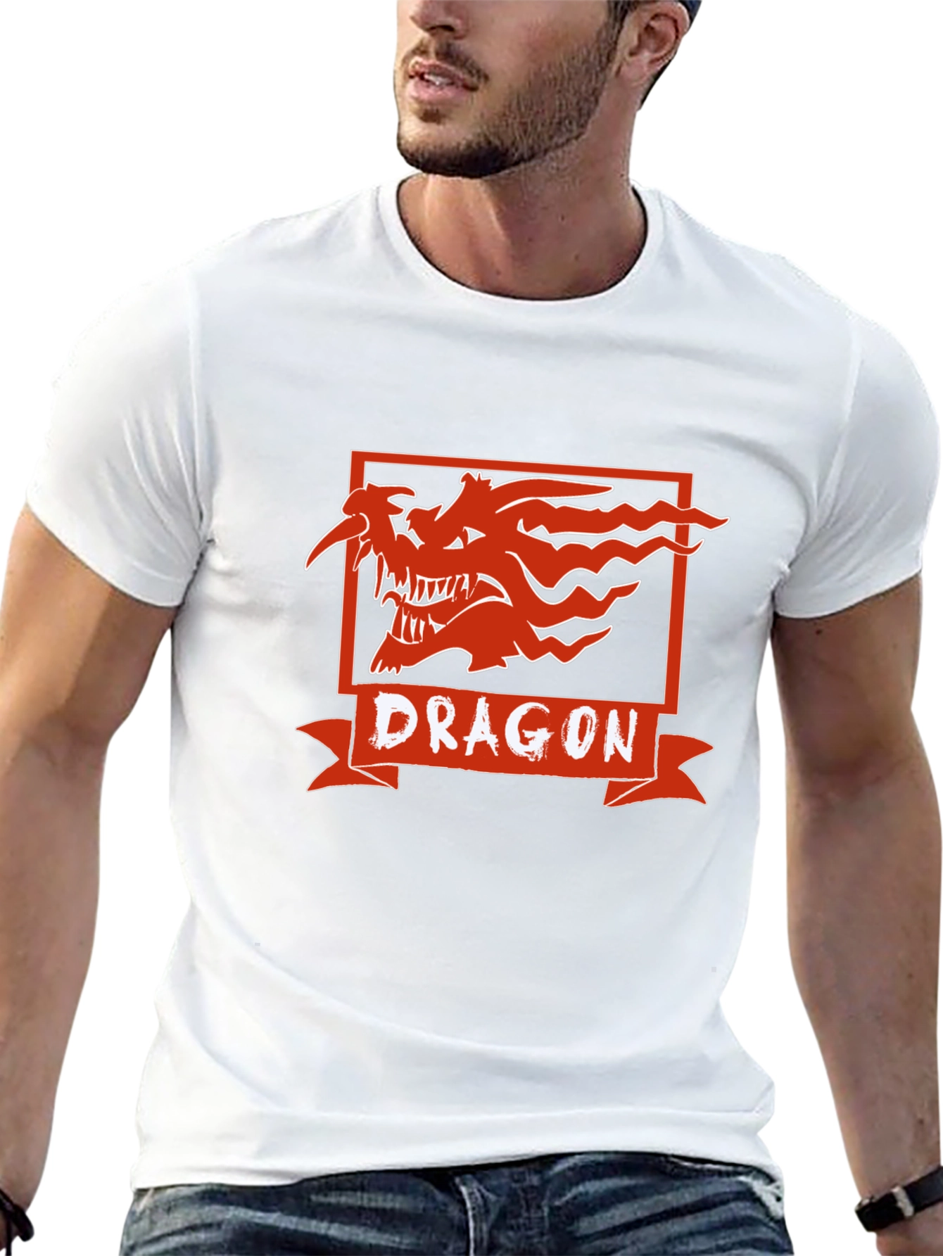 Dragon Graphic Tee - Mens Black T-Shirt