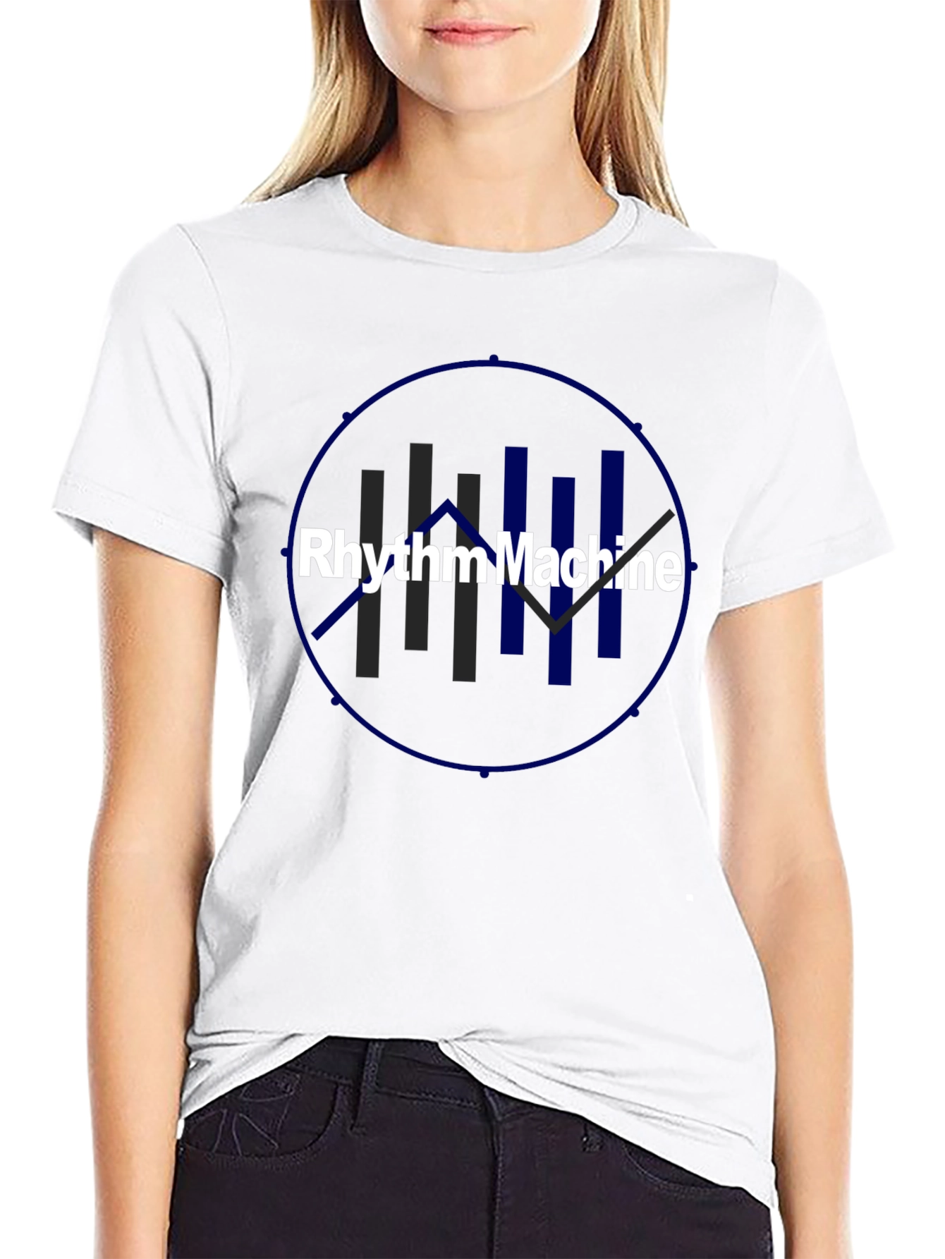 Rhythm Machine Graphic Tee - Stylish Music Inspired Shirt