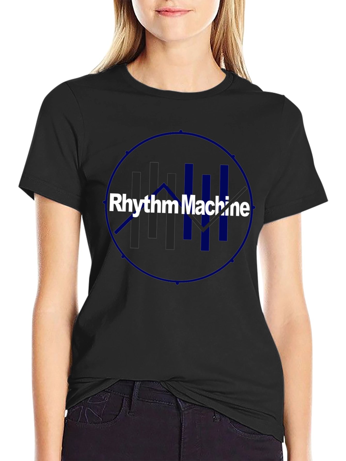 Rhythm Machine Graphic Tee - Stylish Music Inspired Shirt