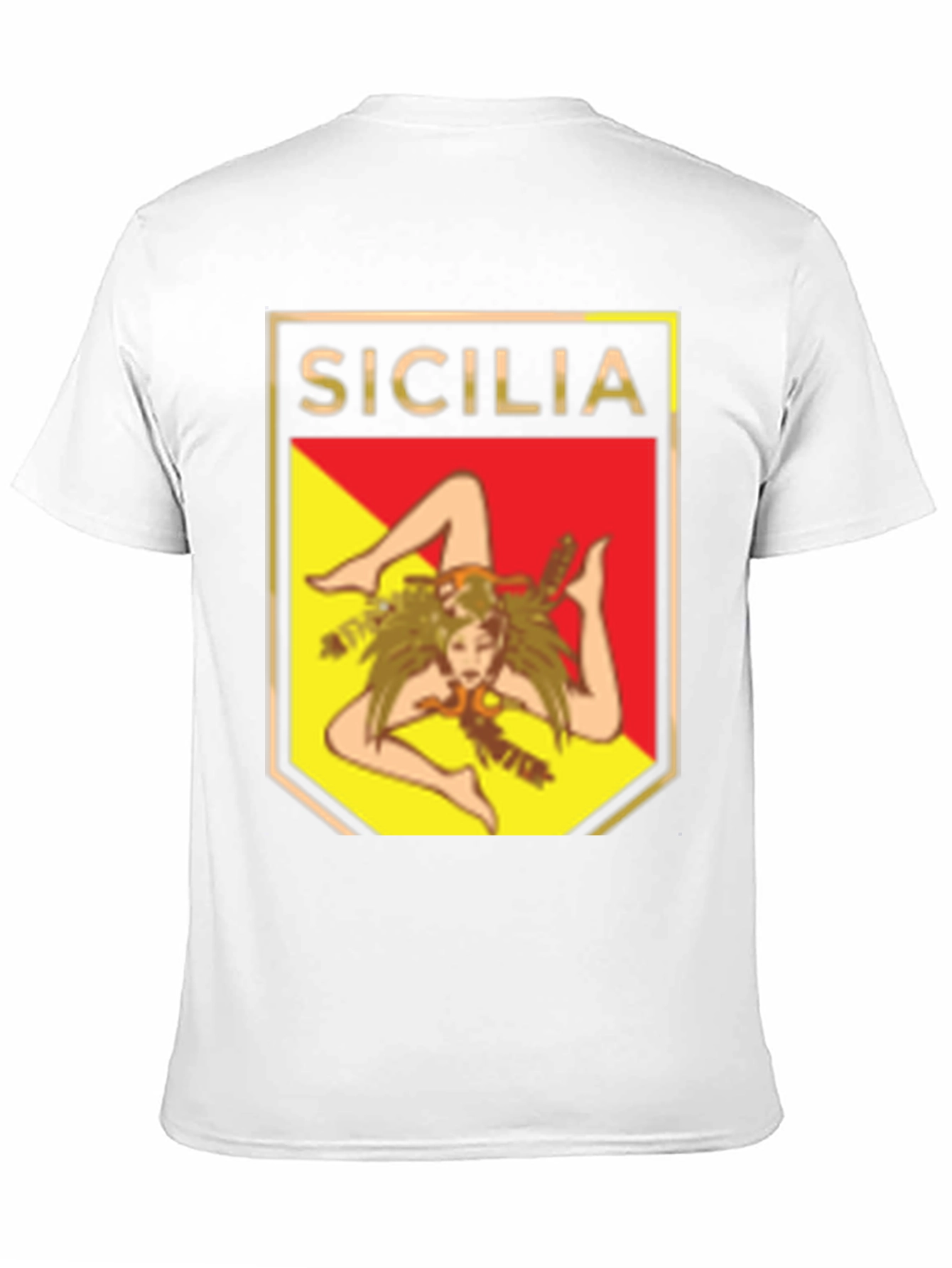Sicilia Trinacria Symbol T-Shirt - Classic Italian Pride