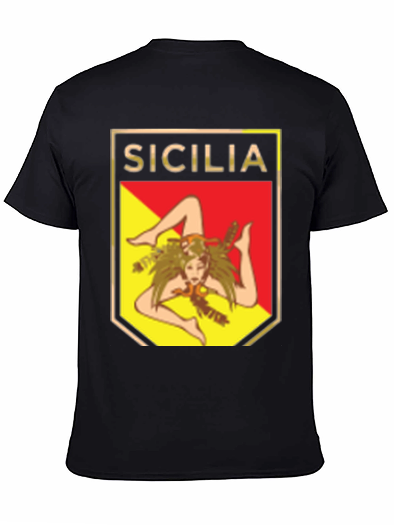 Sicilia Trinacria Symbol T-Shirt - Classic Italian Pride