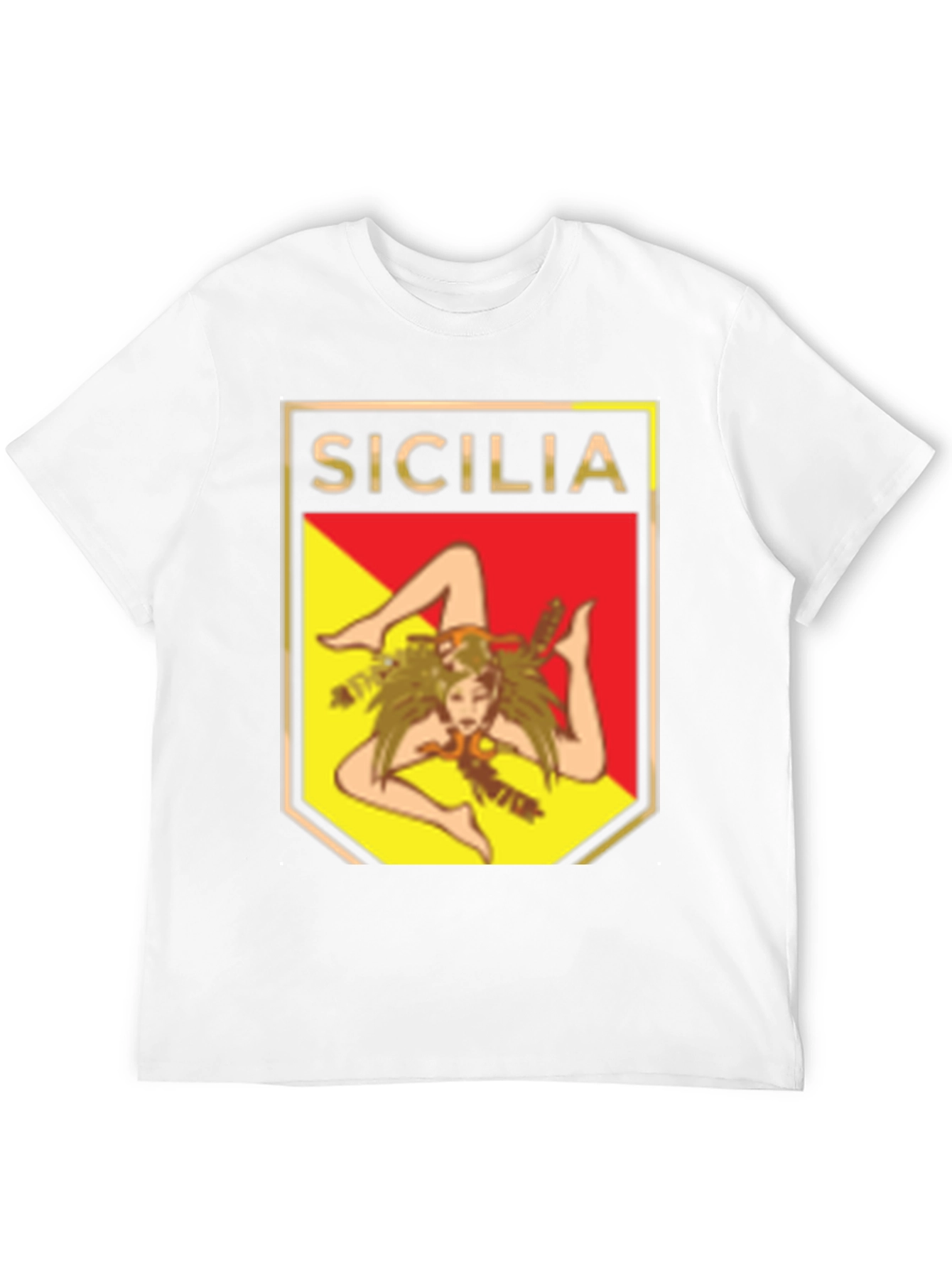 Sicilia Trinacria Symbol T-Shirt - Classic Italian Pride