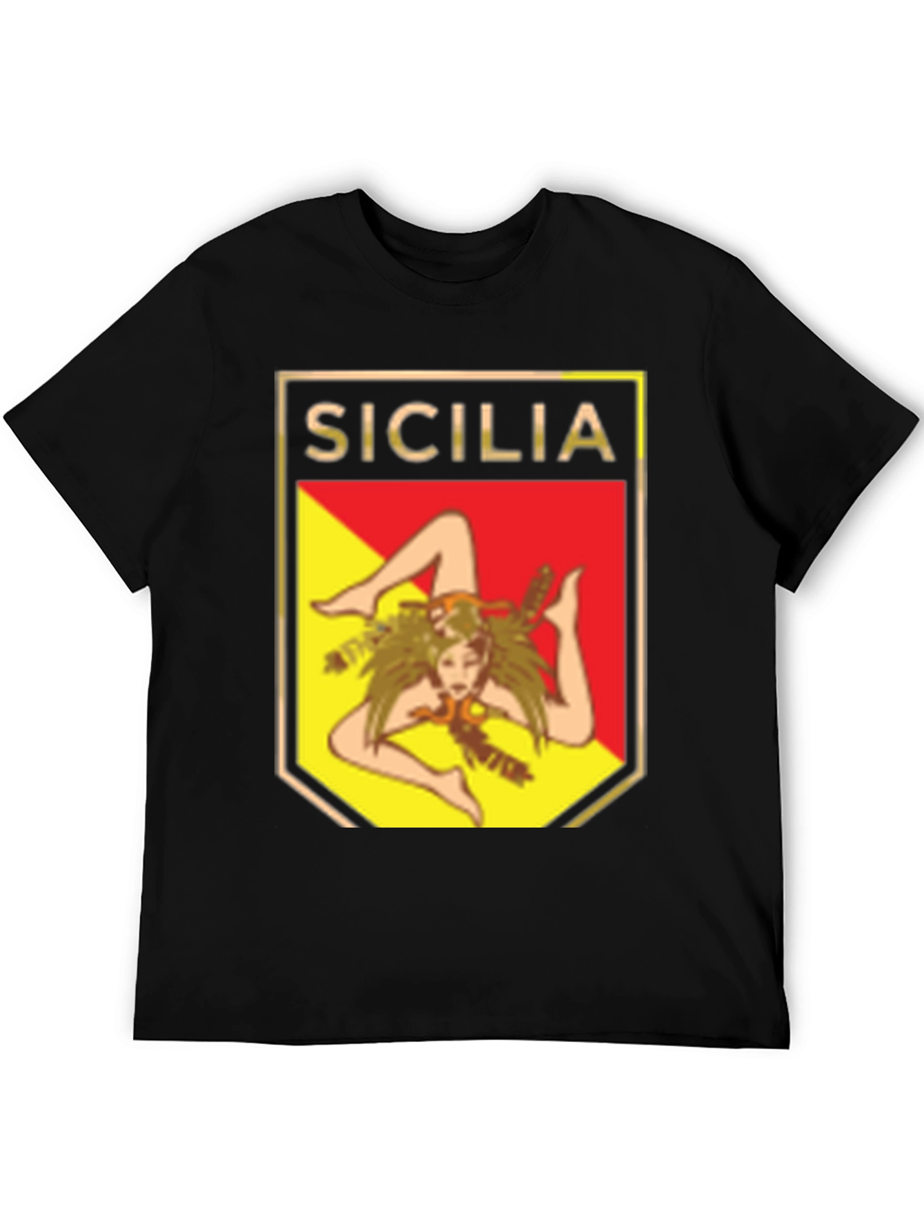 Sicilia Trinacria Symbol T-Shirt - Classic Italian Pride