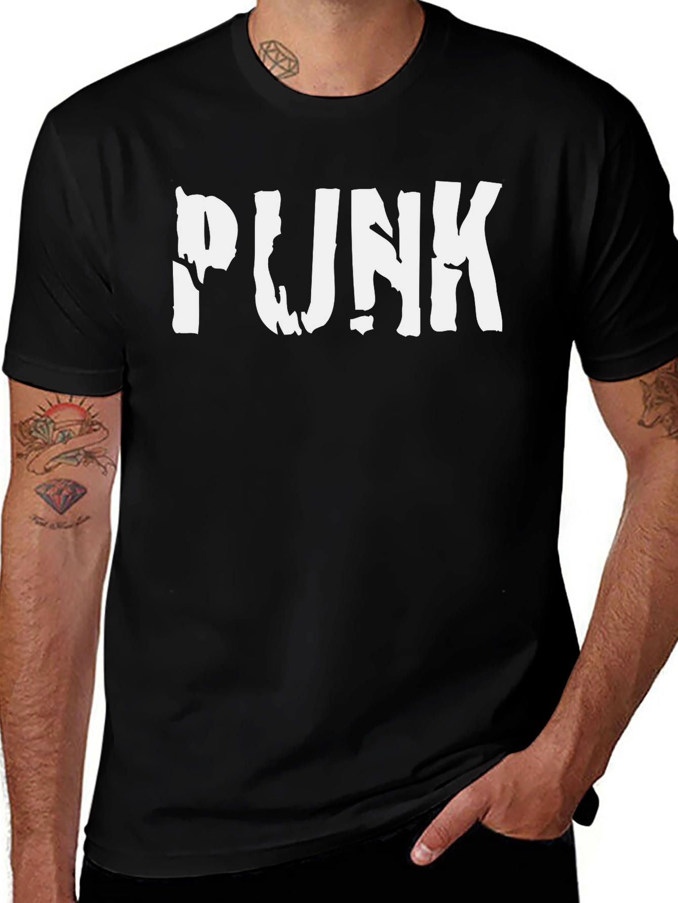 Punk Graphic Tee - Edgy Style