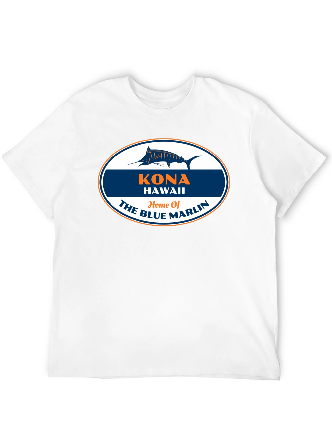 Kona Hawaii Blue Marlin Graphic T-Shirt