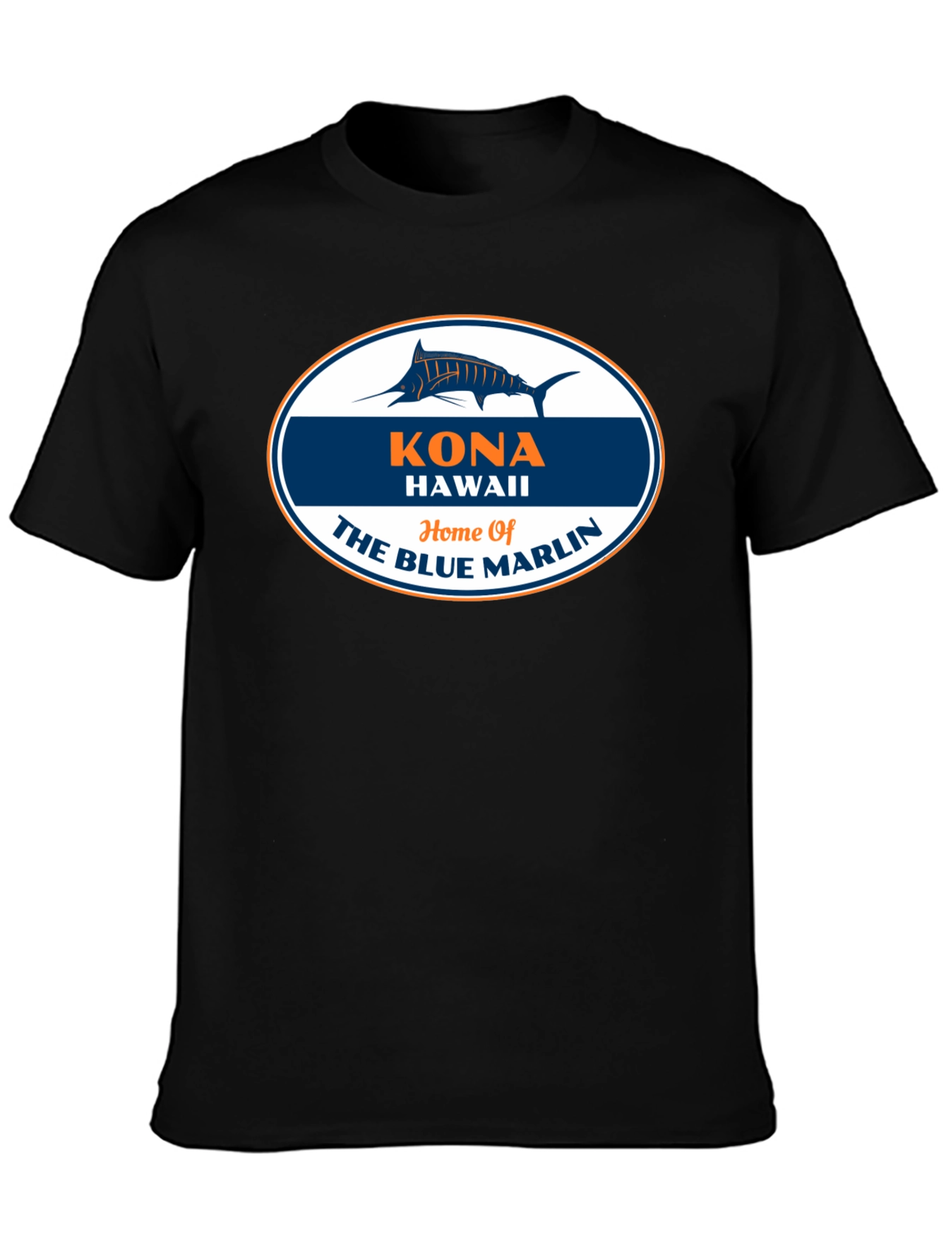Kona Hawaii Blue Marlin Graphic T-Shirt