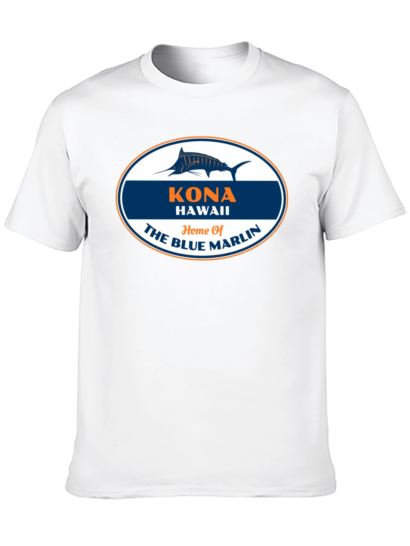 Kona Hawaii Blue Marlin Graphic T-Shirt