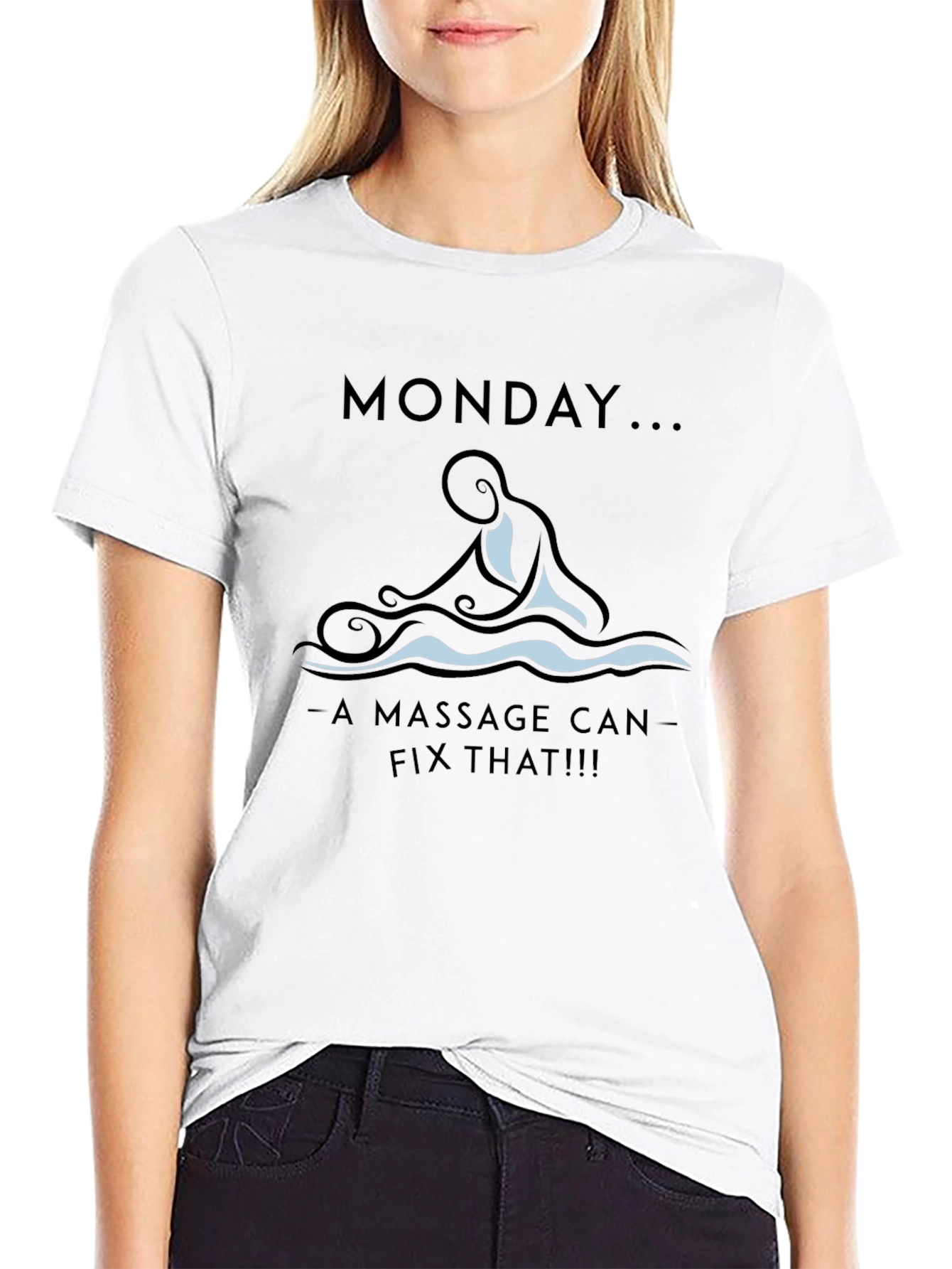 Monday Massage T-Shirt - Relax & Recharge!