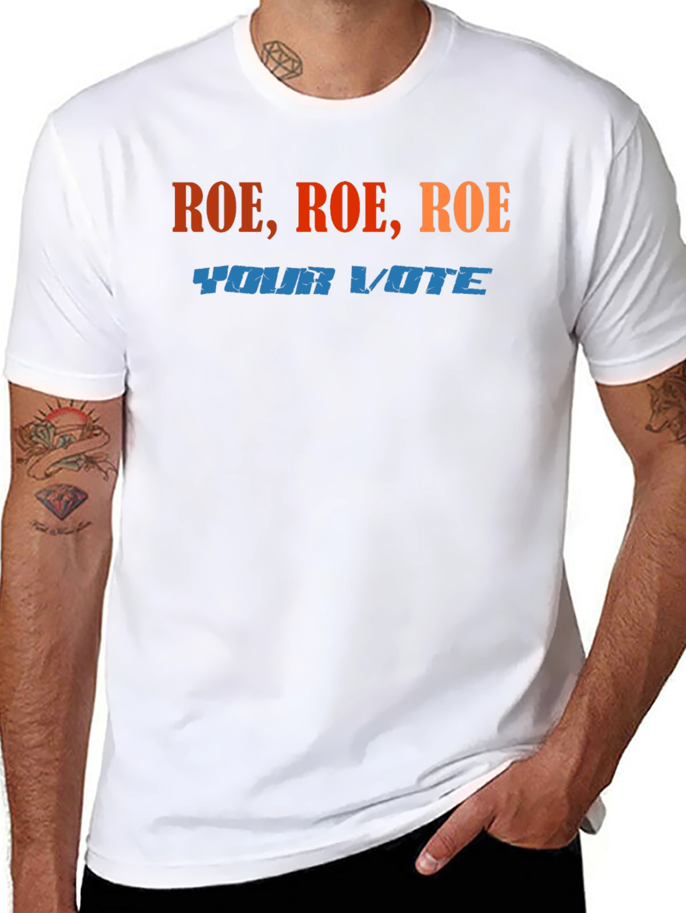 Roe Roe Roe Your Vote T-Shirt