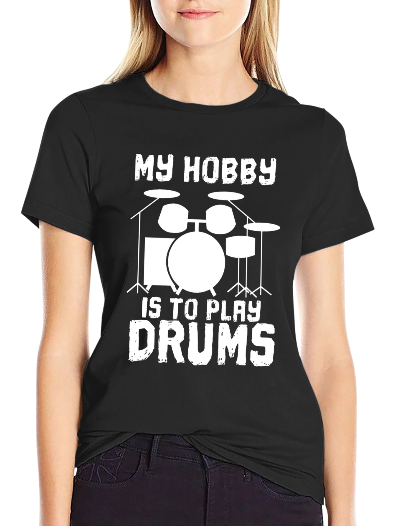 My Hobby is to Play Drums Graphic T-Shirt