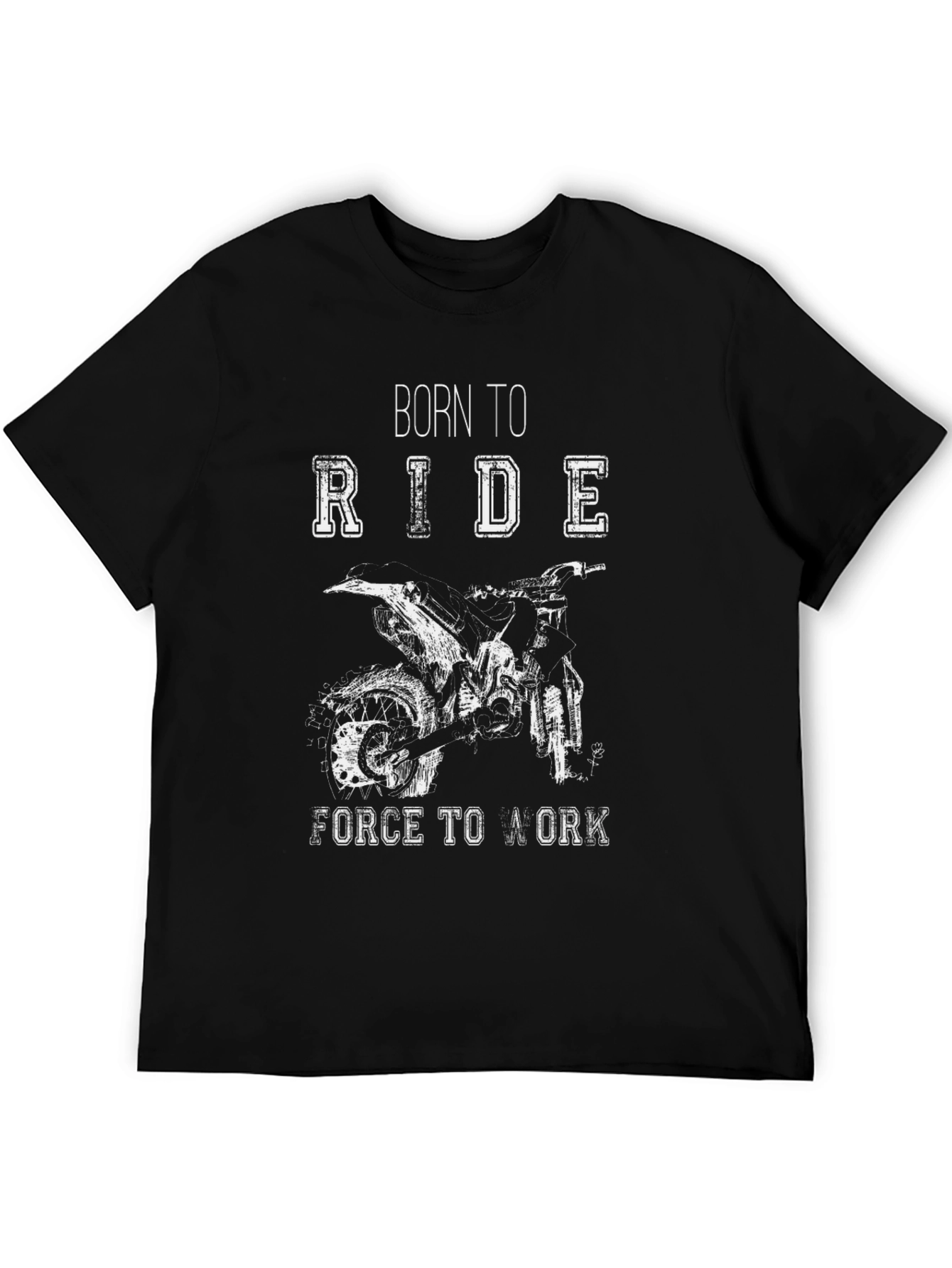 Born to Ride Black Graphic Tee