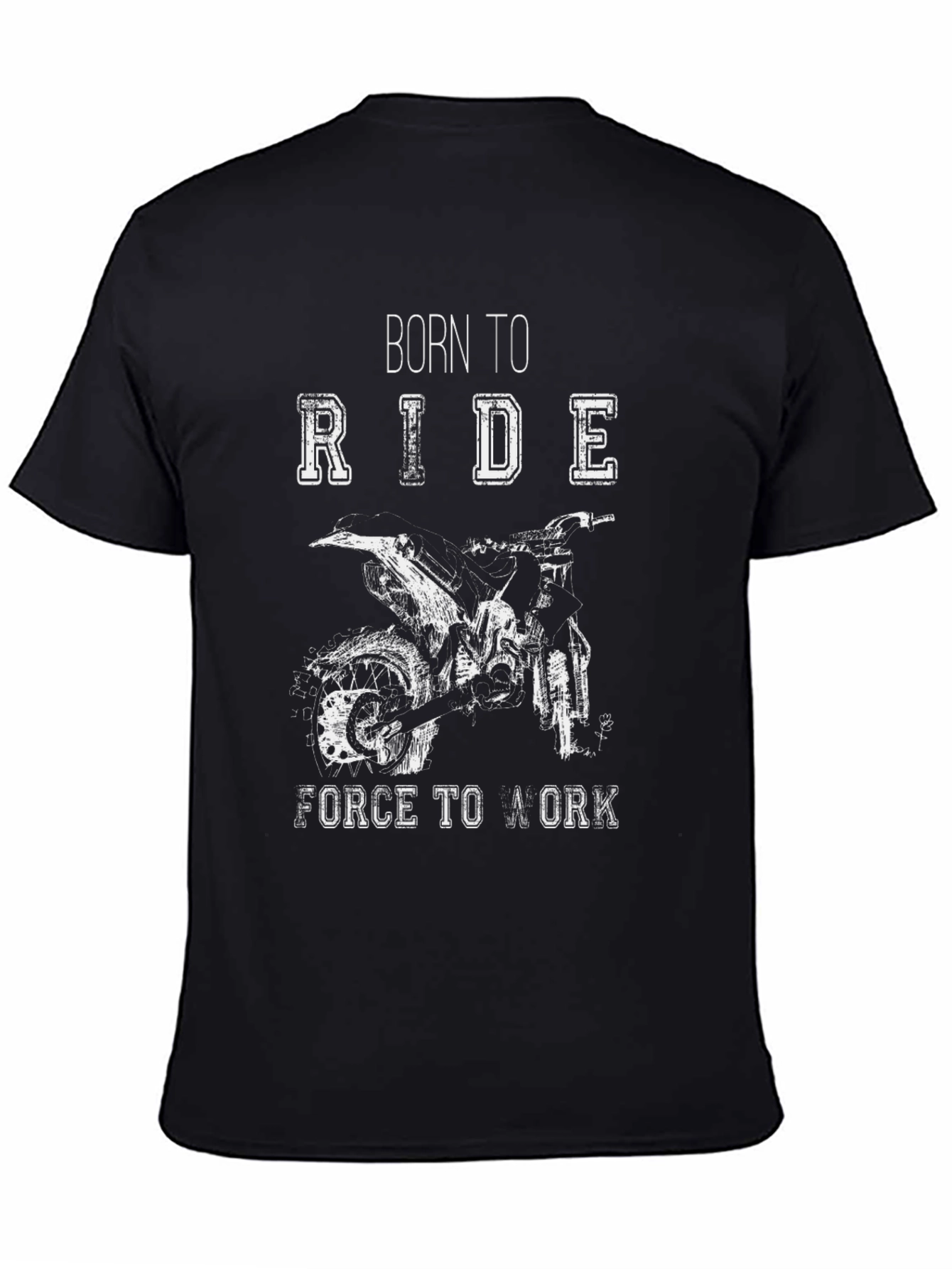 Born to Ride Black Graphic Tee