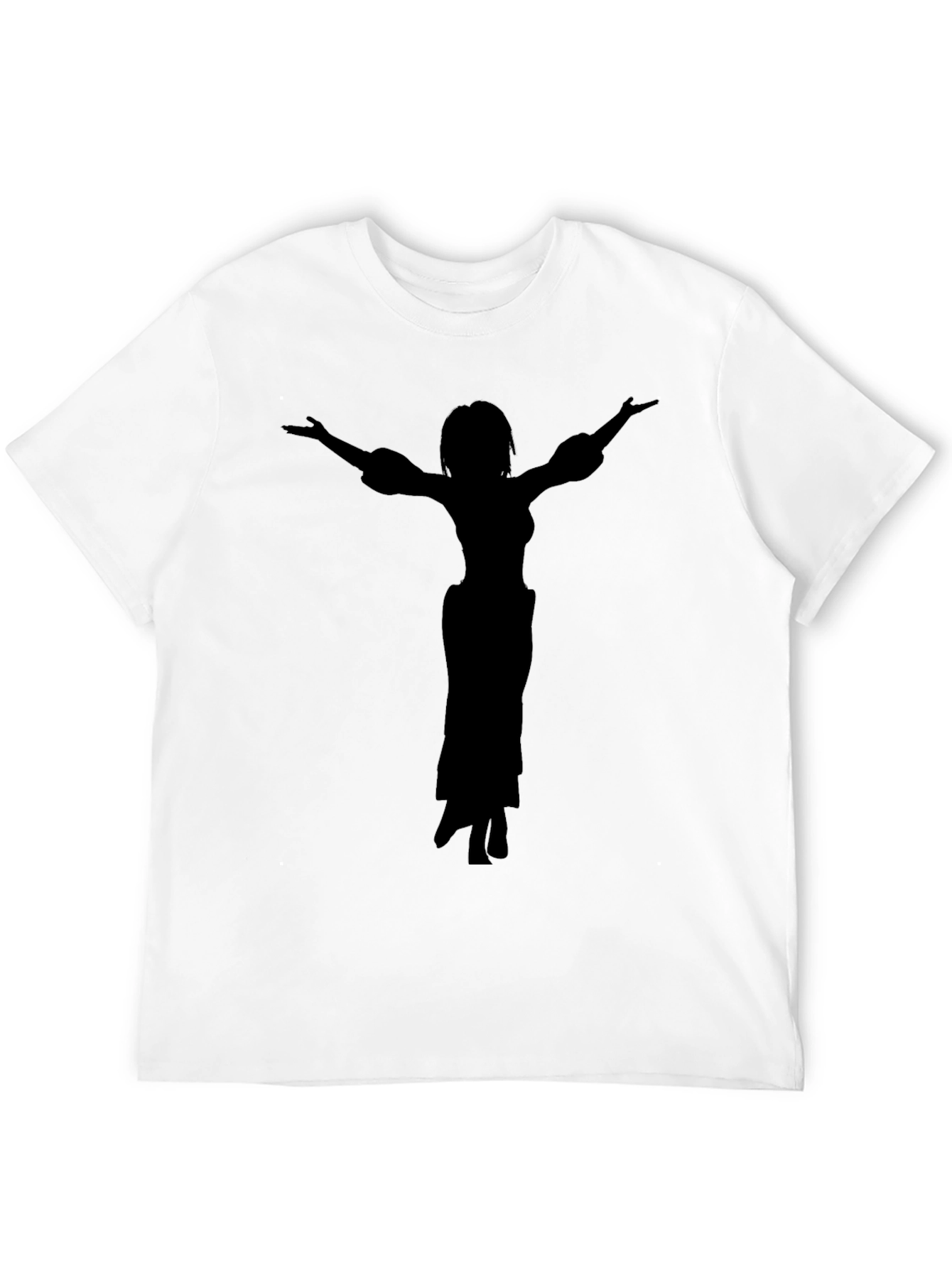 Silhouette Graphic T-Shirt - Casual Cotton Tee
