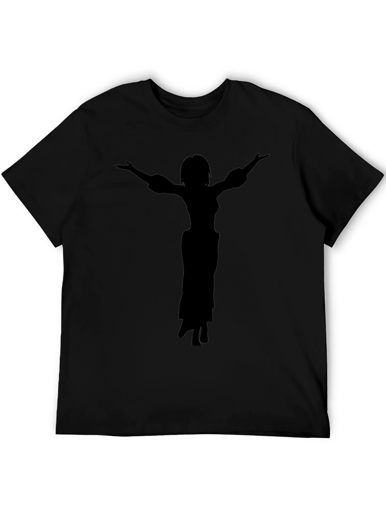 Silhouette Graphic T-Shirt - Casual Cotton Tee