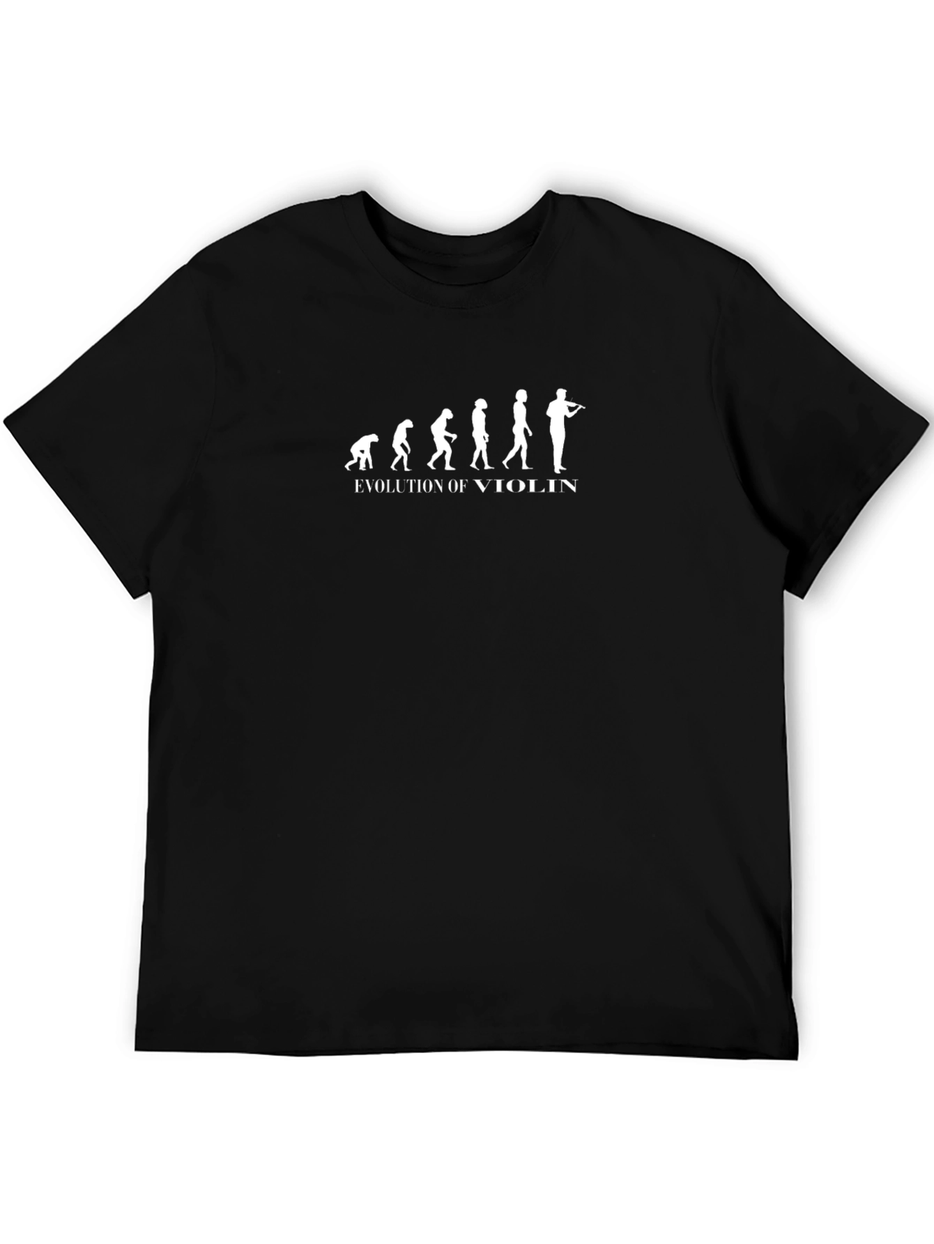 Evolution of Violin Black T-Shirt