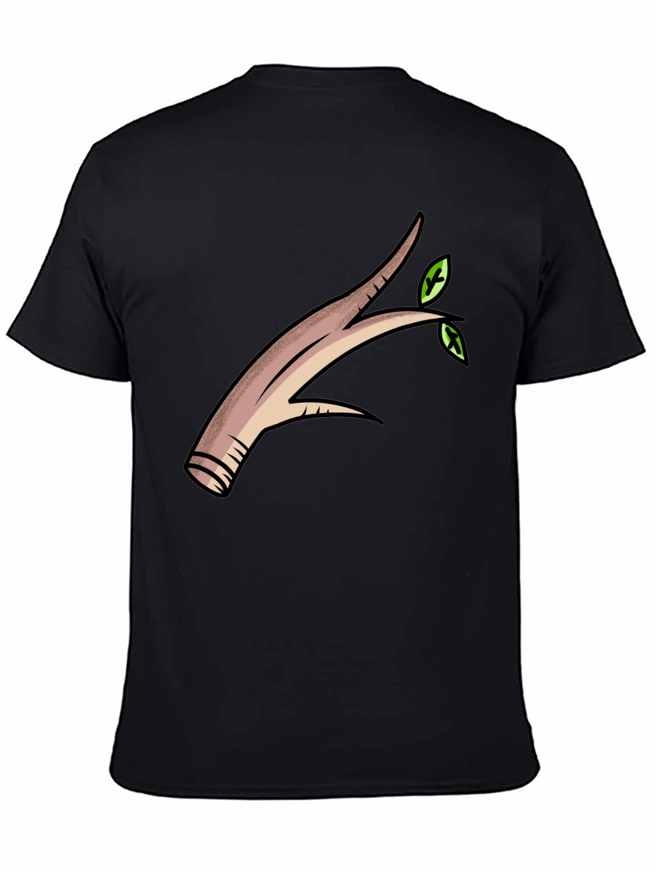 Nature Branch Graphic T-Shirt - Black