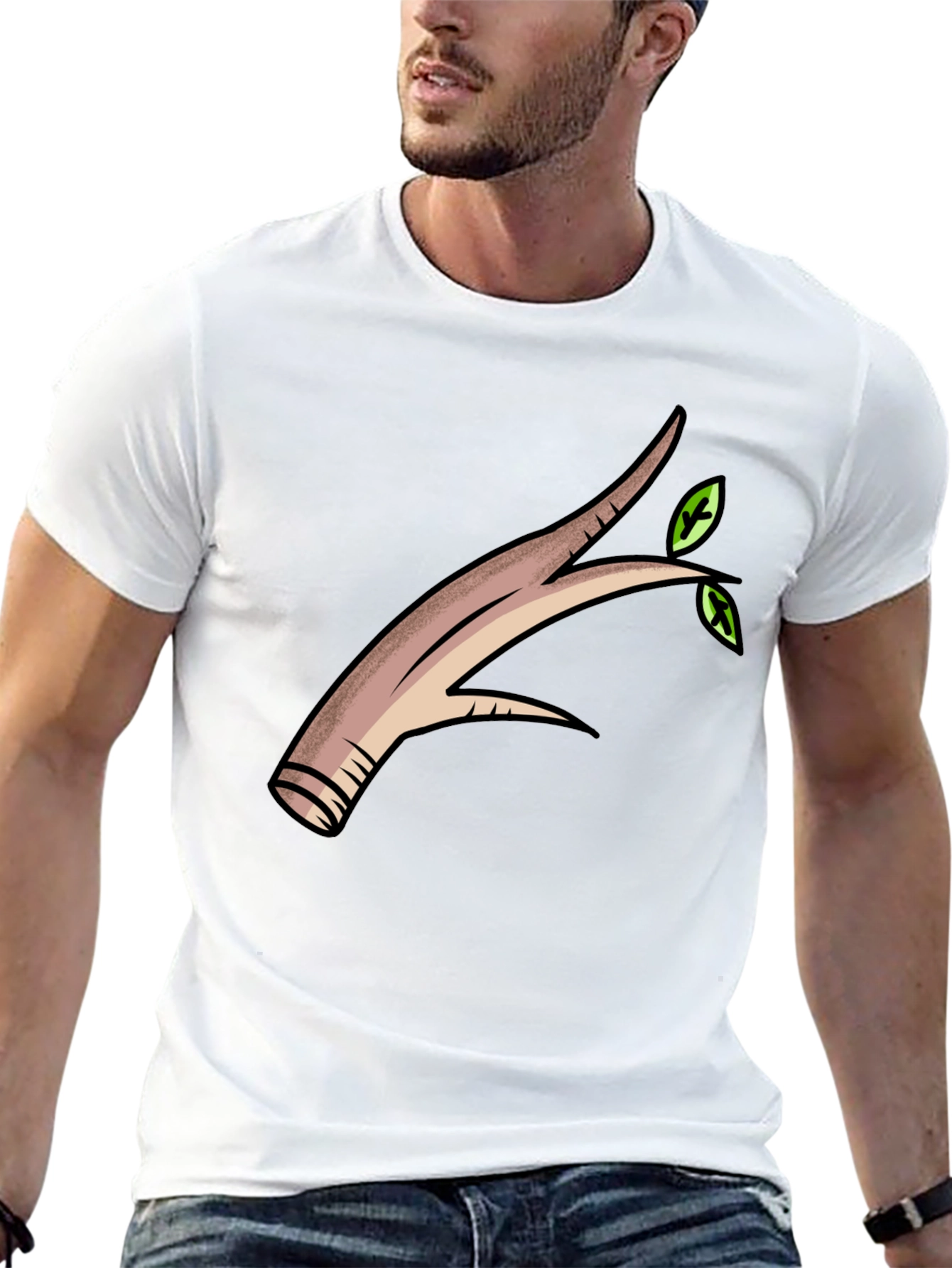 Nature Branch Graphic T-Shirt - Black