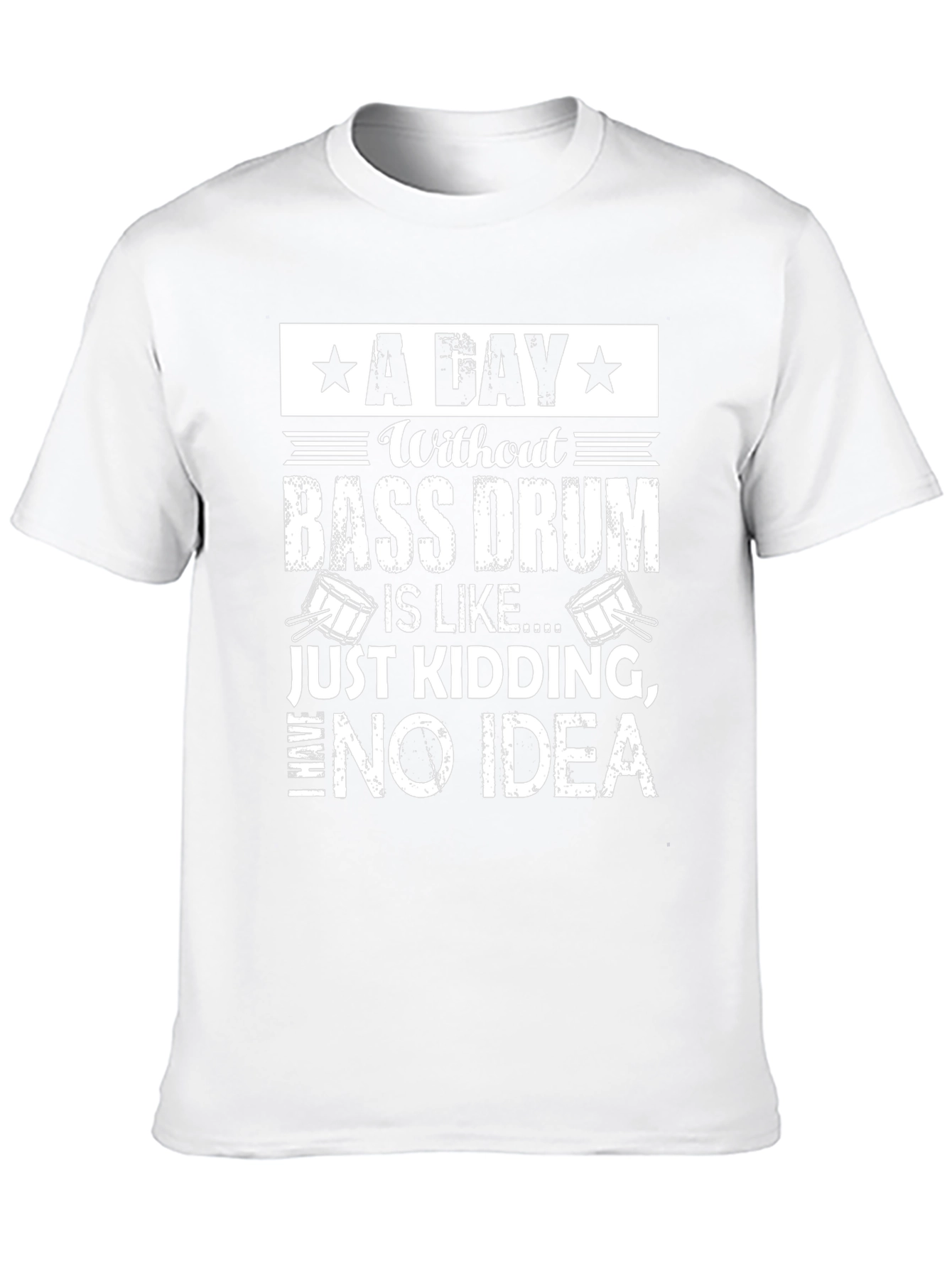 Bass Drum T-Shirt - Funny Drummer Tee