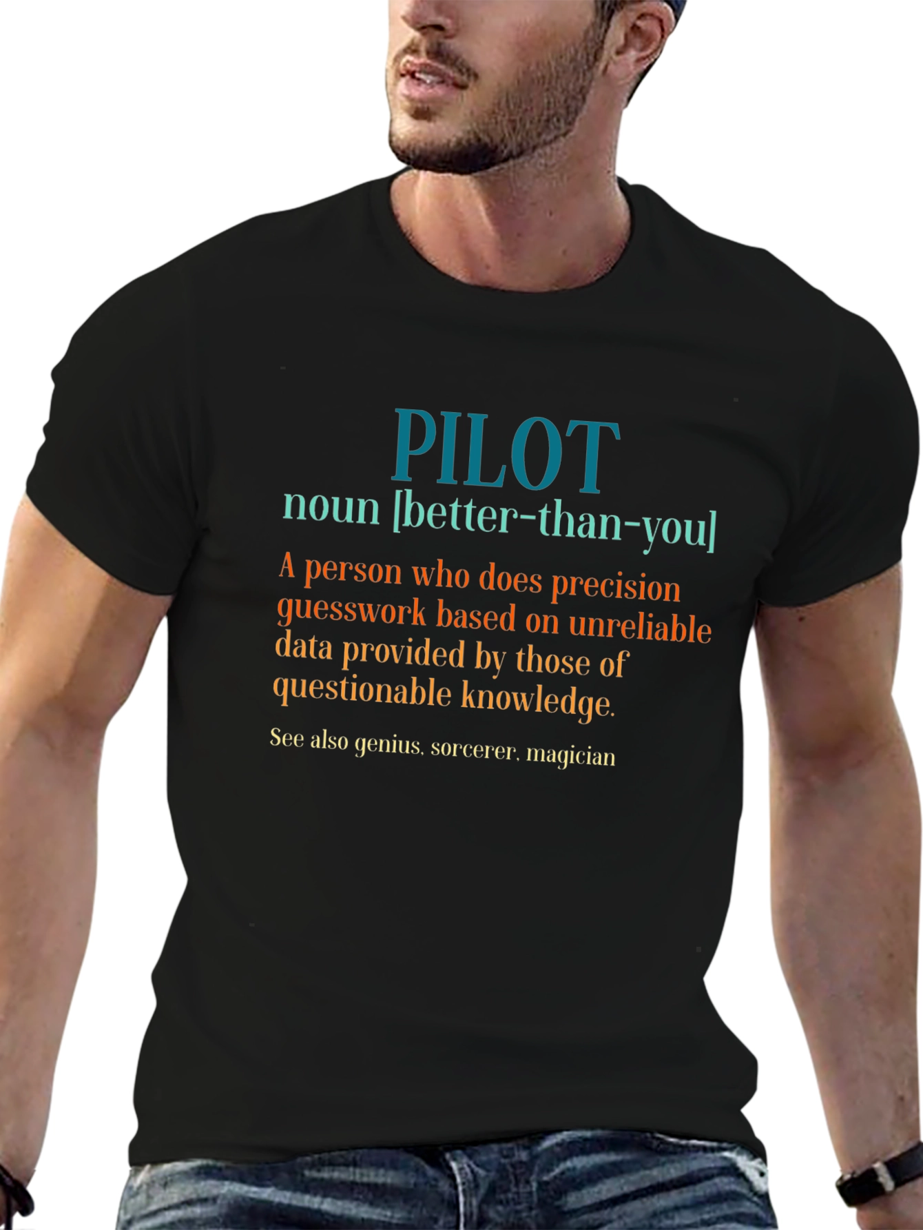 Pilot Definition T-Shirt - Precision & Humor