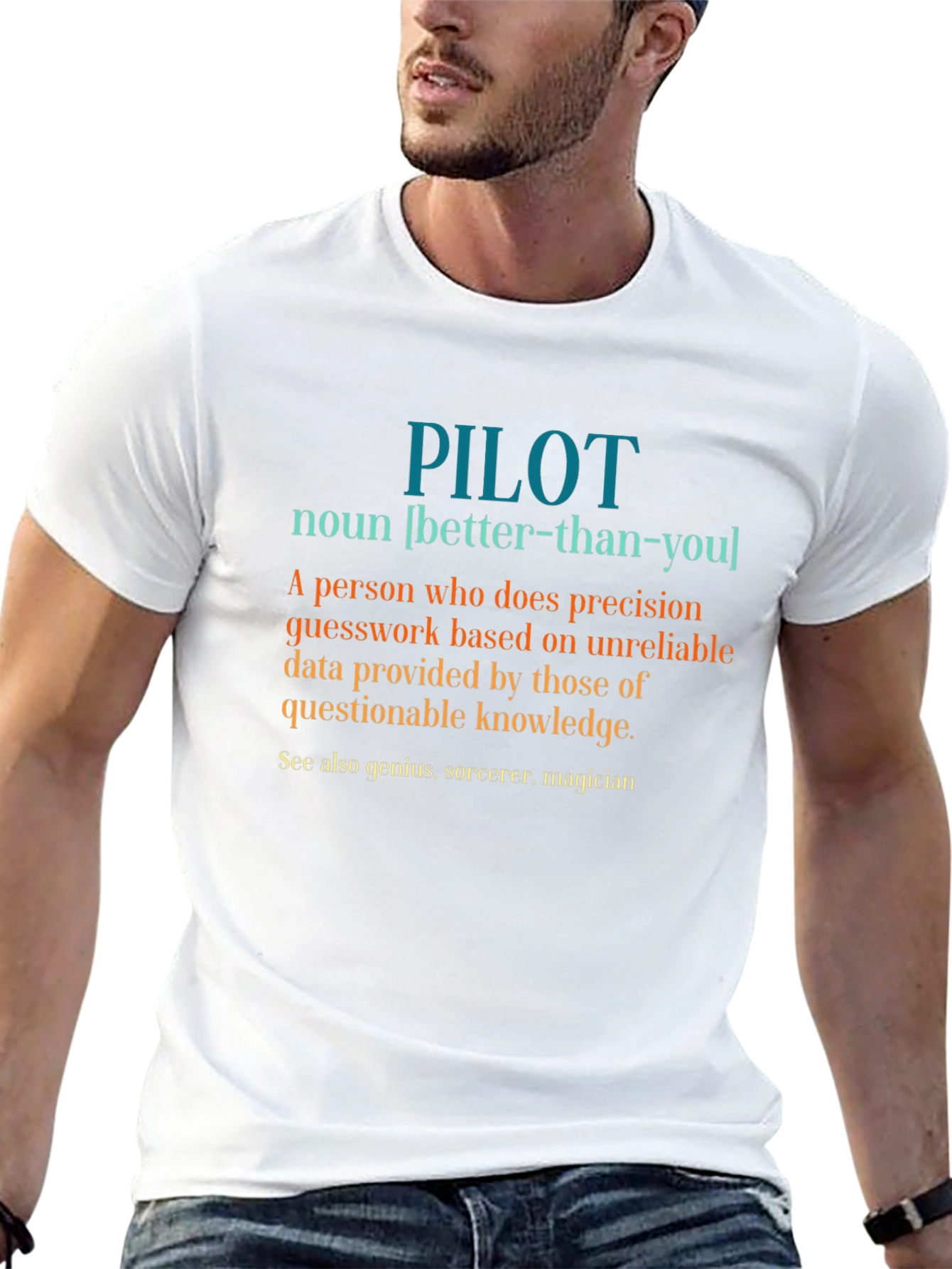 Pilot Definition T-Shirt - Precision & Humor