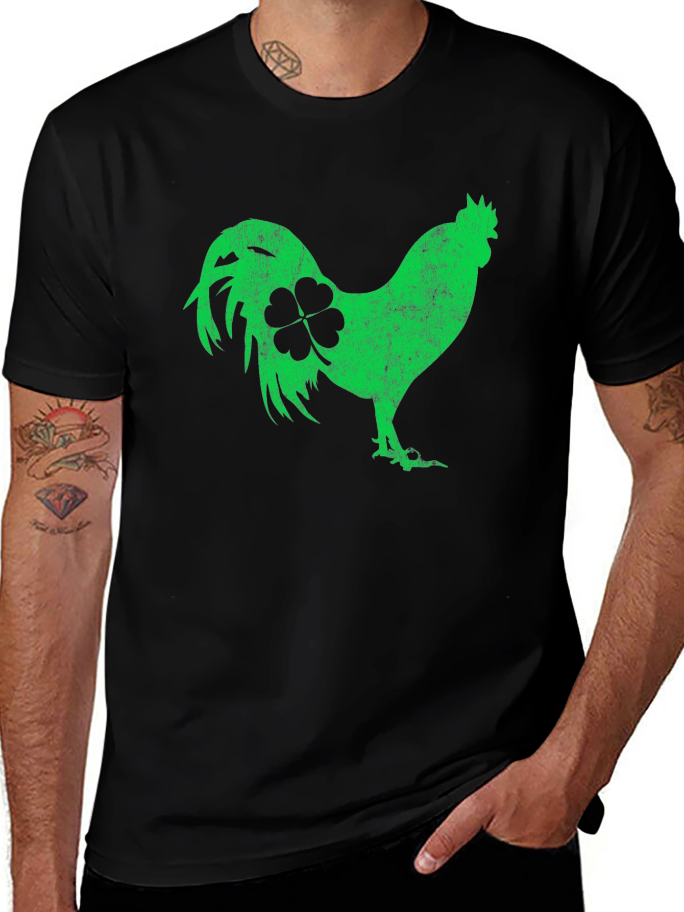Lucky Rooster St. Patricks Day T-Shirt