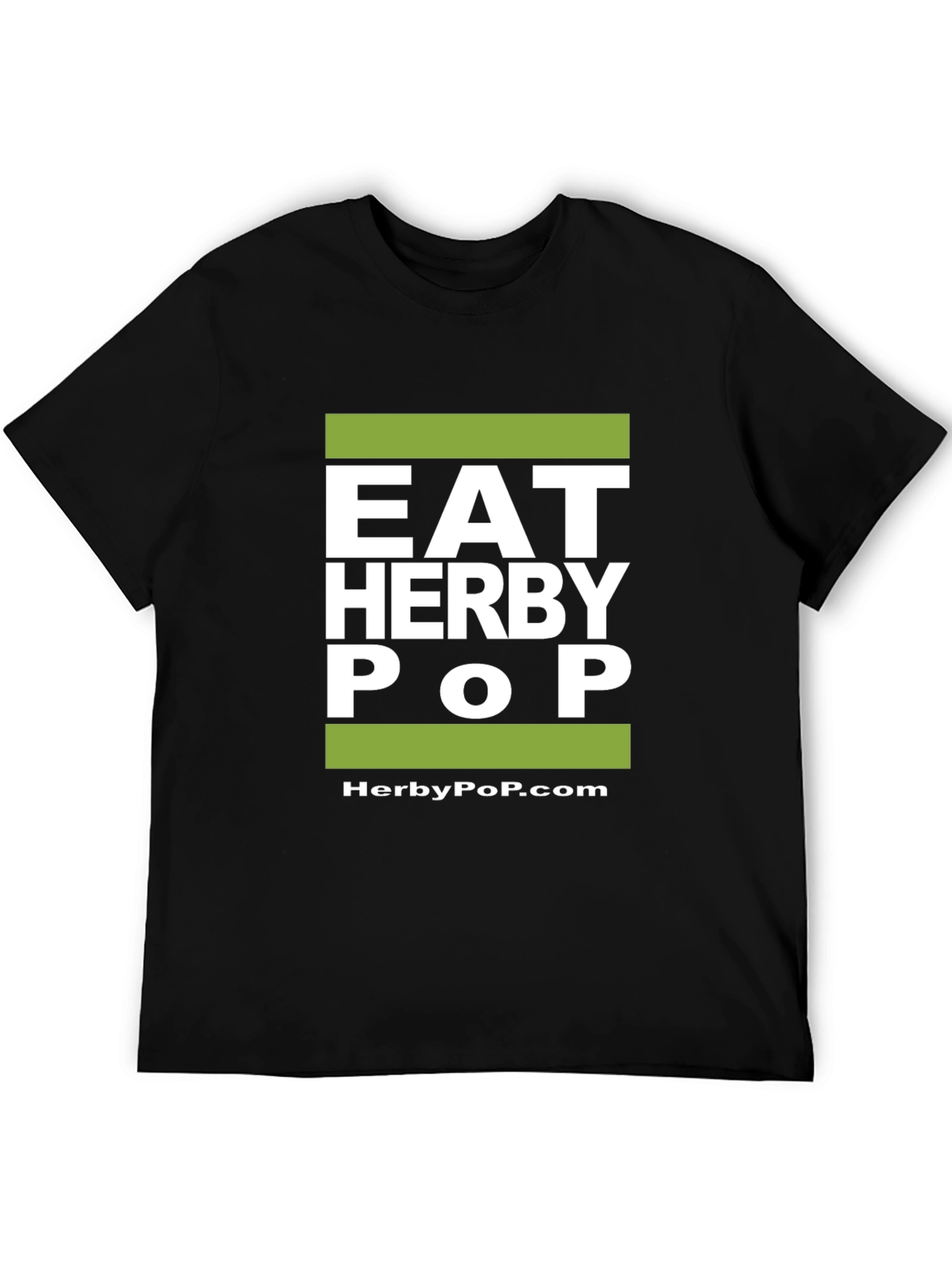 Eat Herby Pop Black T-Shirt
