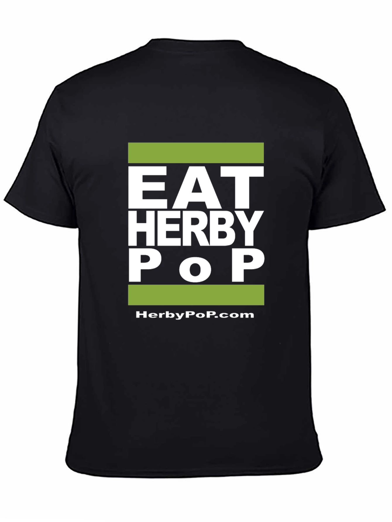 Eat Herby Pop Black T-Shirt
