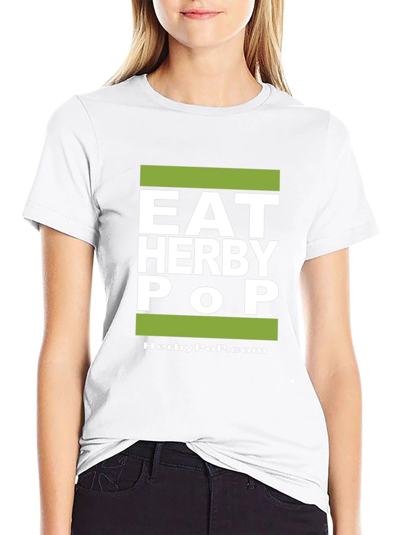 Eat Herby Pop Black T-Shirt