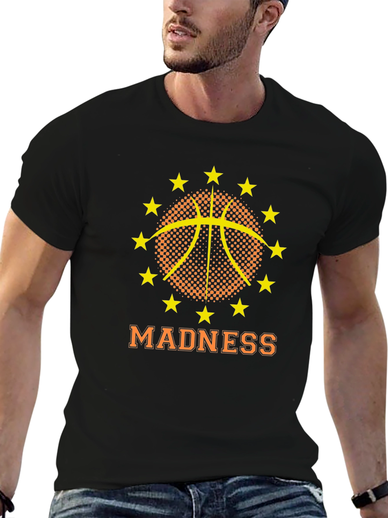 Madness Basketball Star Graphic Tee