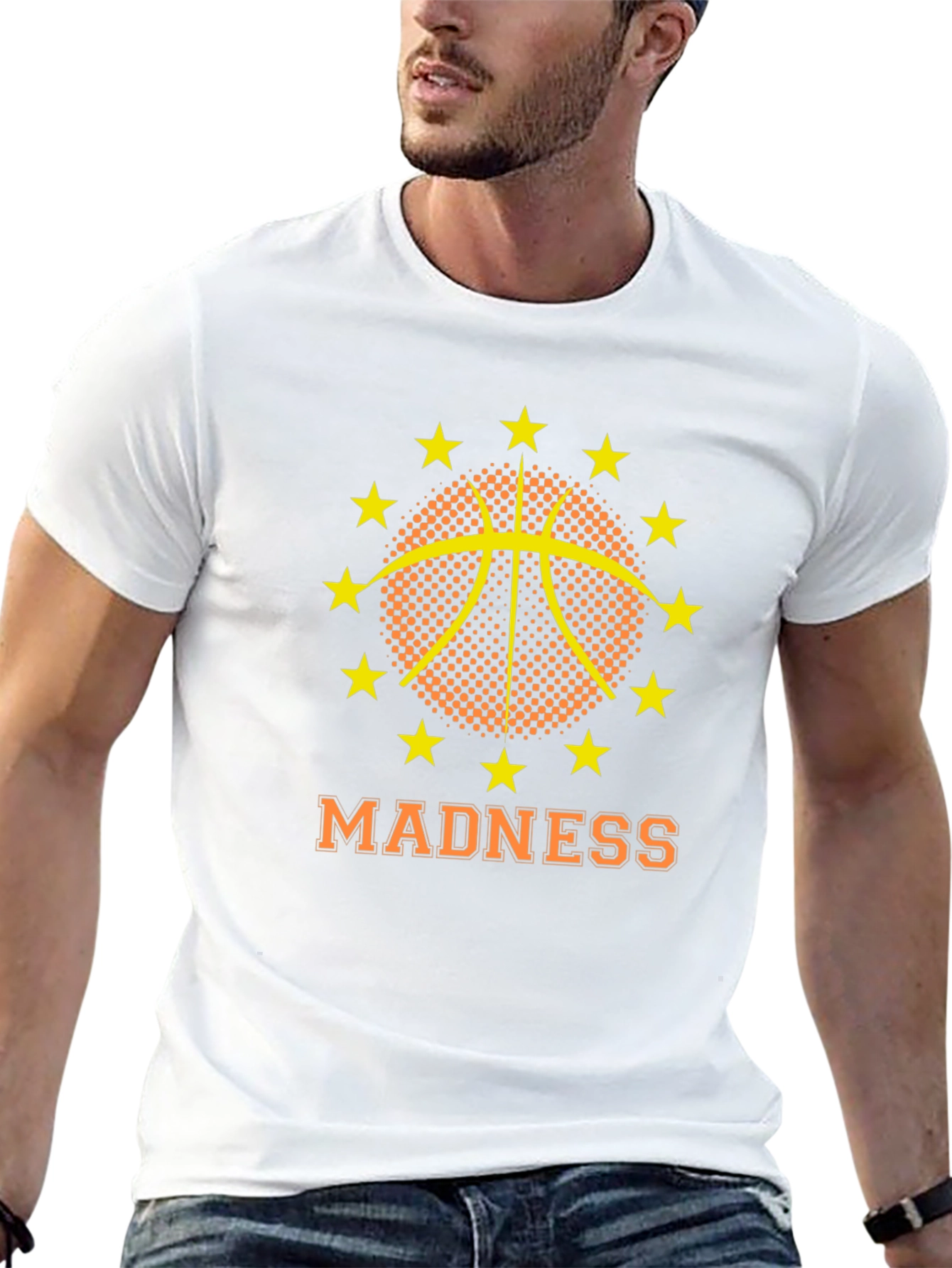 Madness Basketball Star Graphic Tee