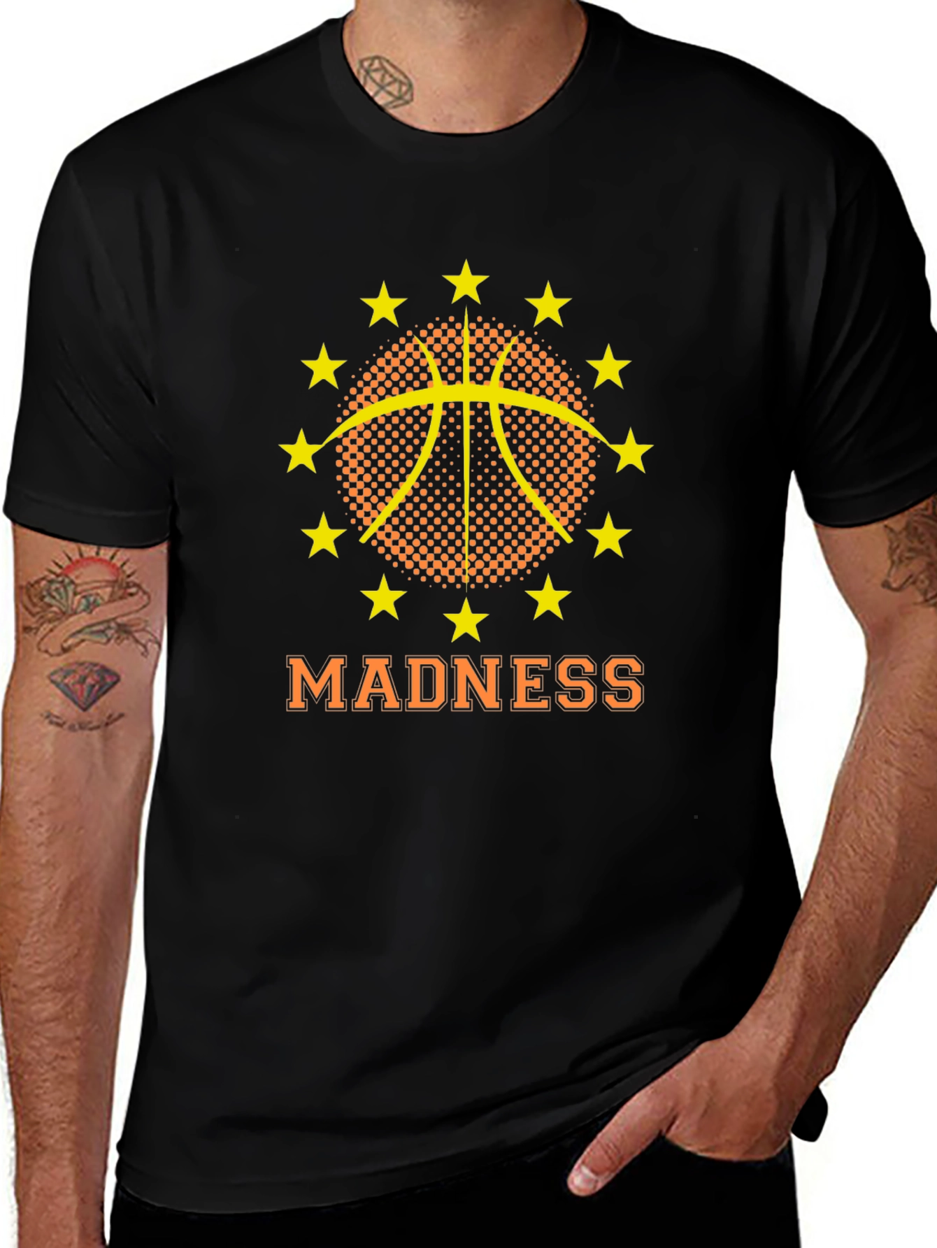 Madness Basketball Star Graphic Tee
