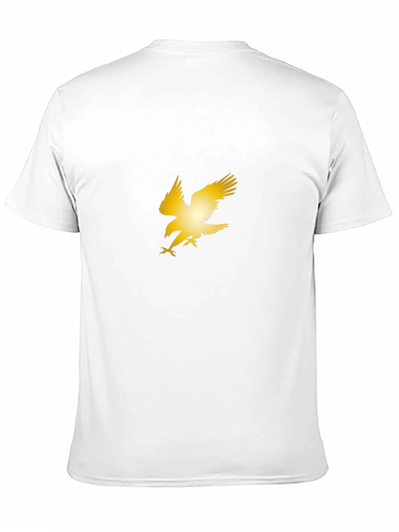 Golden Eagle Graphic Black T-Shirt