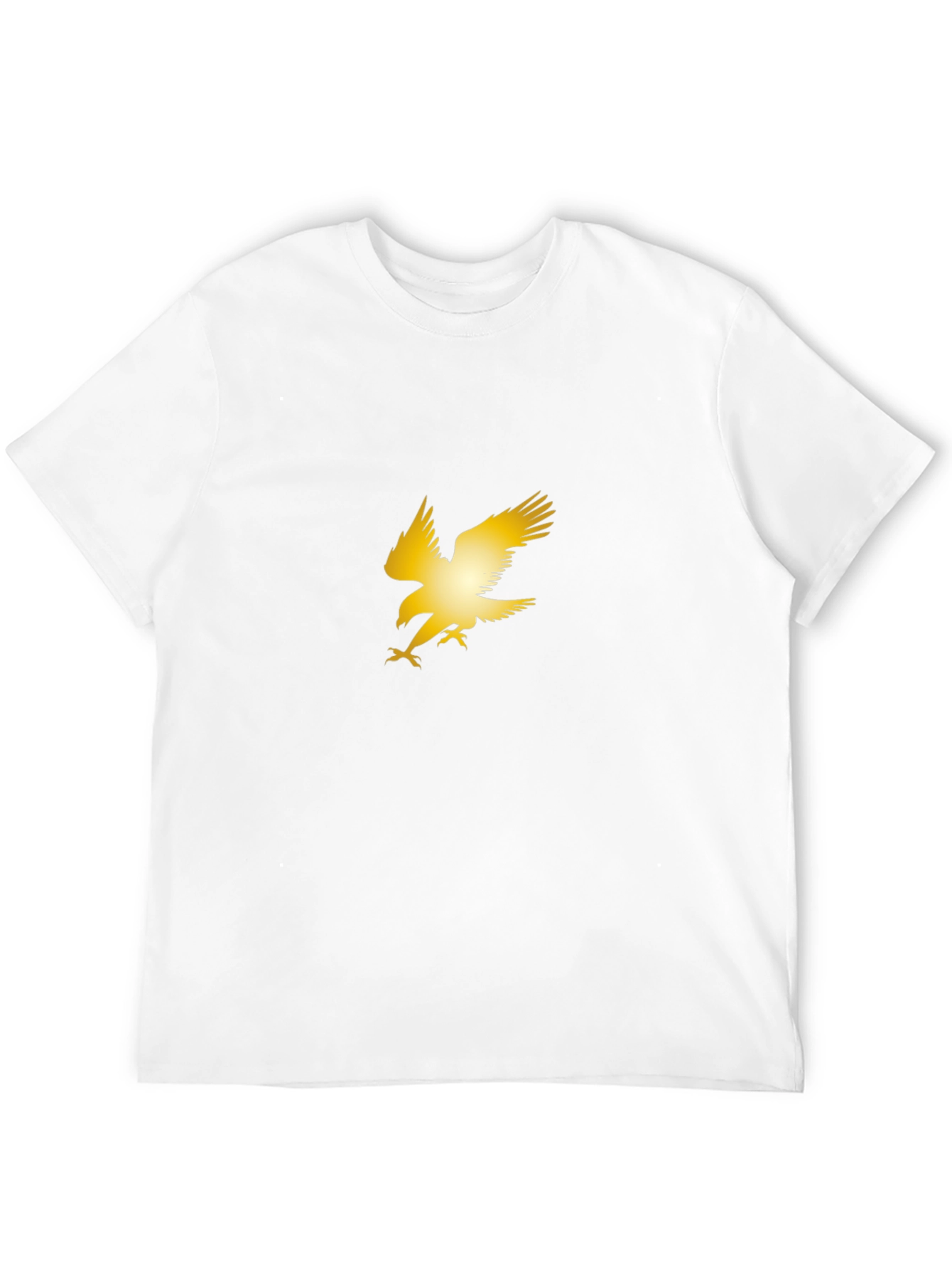 Golden Eagle Graphic Black T-Shirt