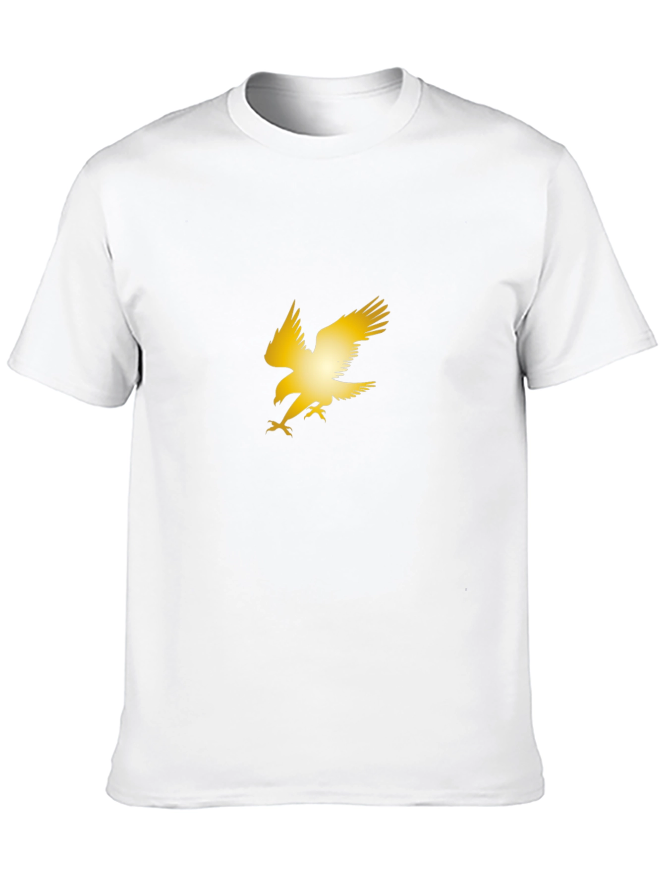 Golden Eagle Graphic Black T-Shirt