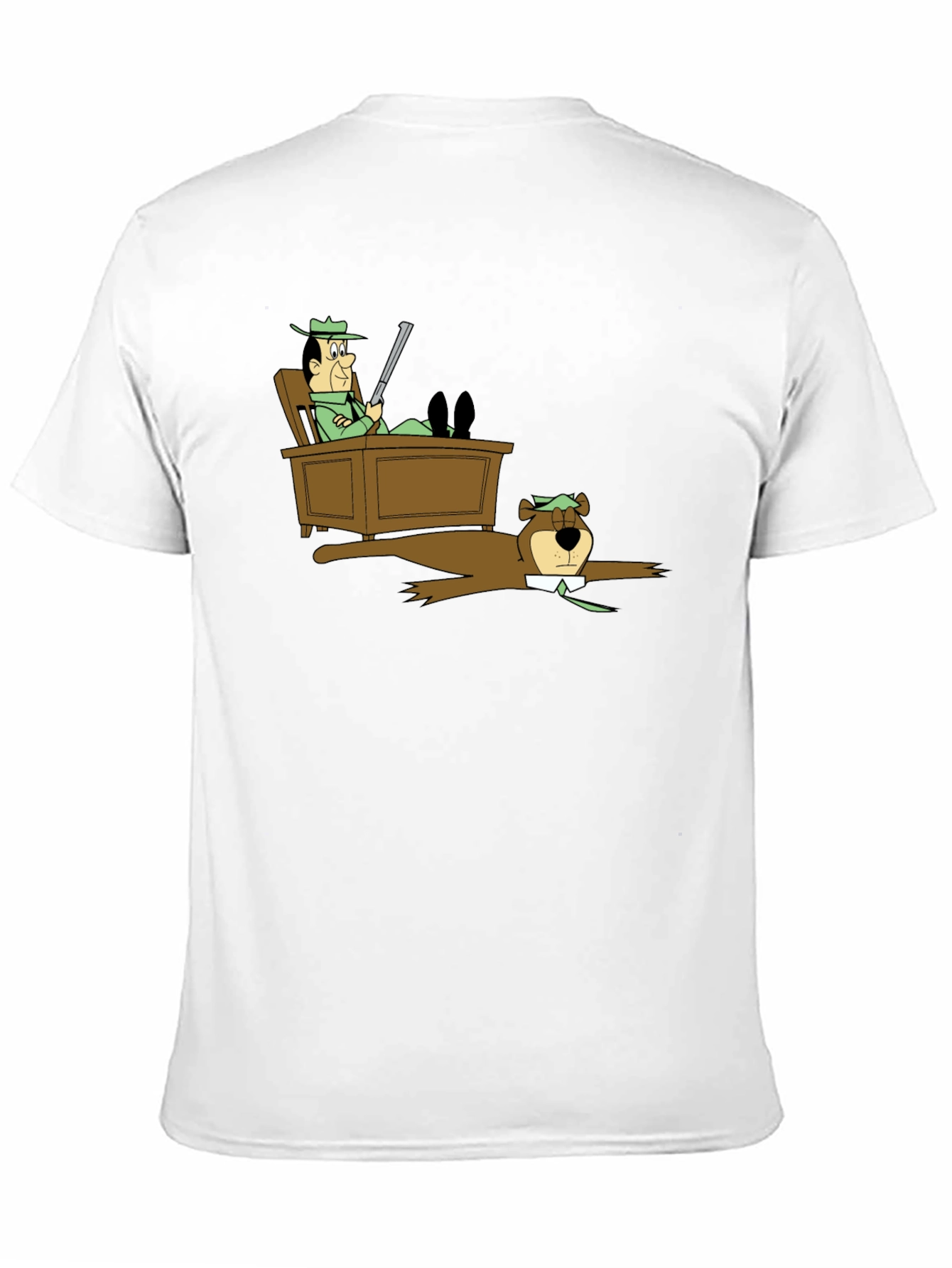 Cartoon Character Graphic Black T-Shirt