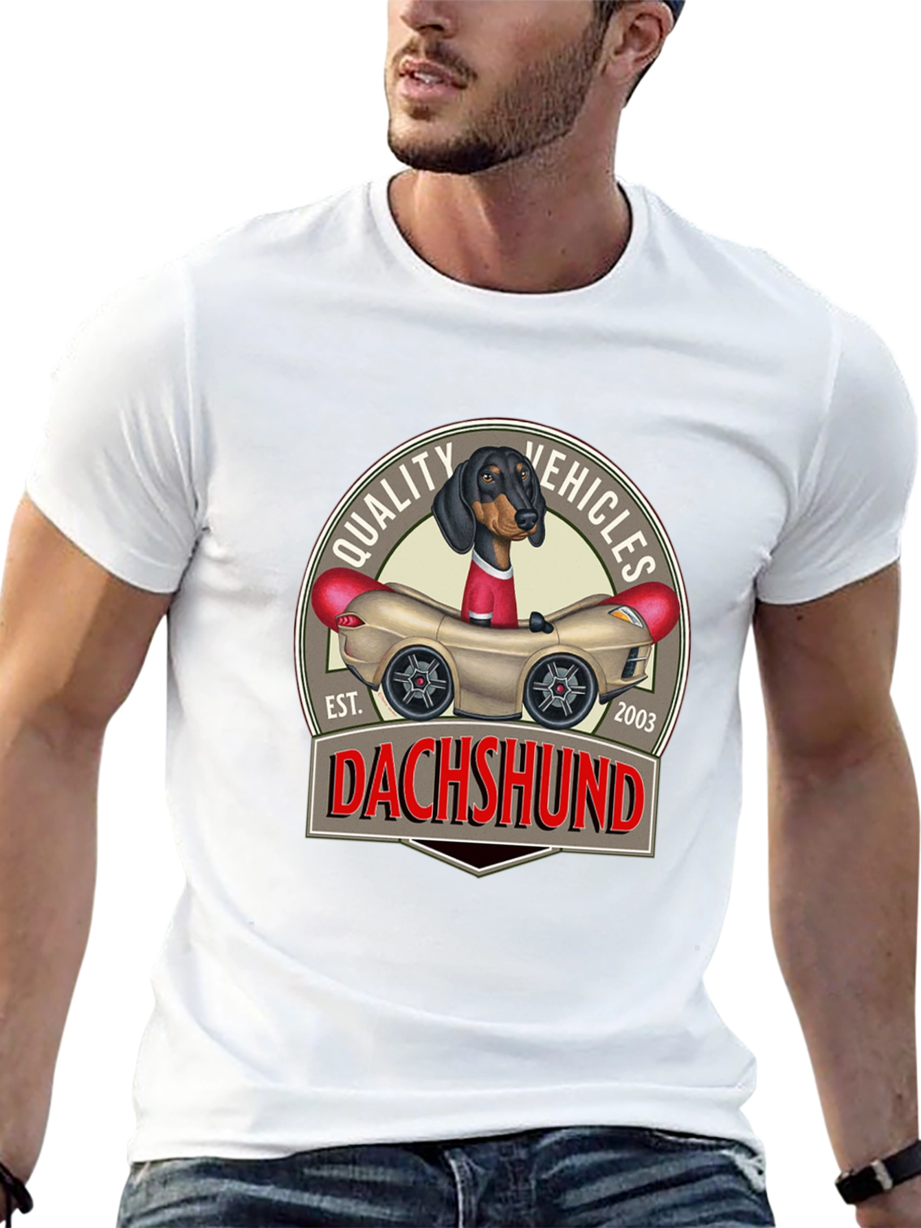 Dachshund Quality Vehicles T-Shirt