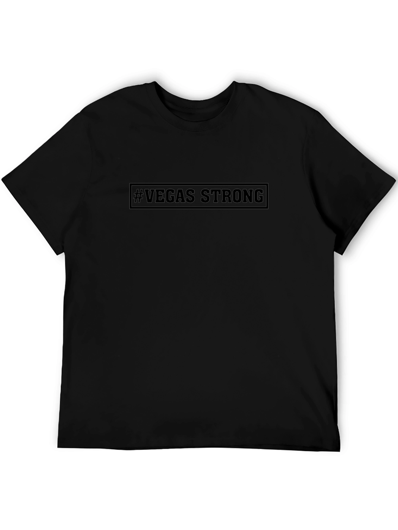 #VegasStrong Black T-Shirt - Show Your Support!
