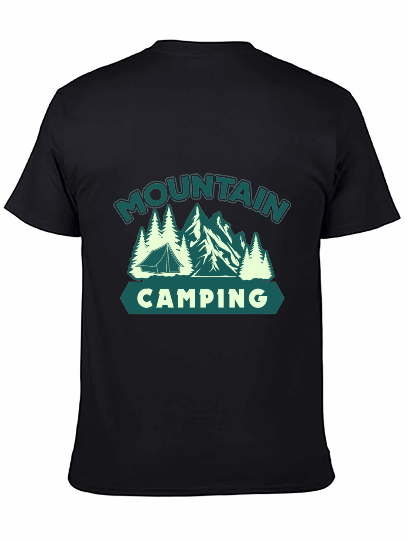 Mountain Camping Graphic Tee - Outdoor Adventure Shirt
