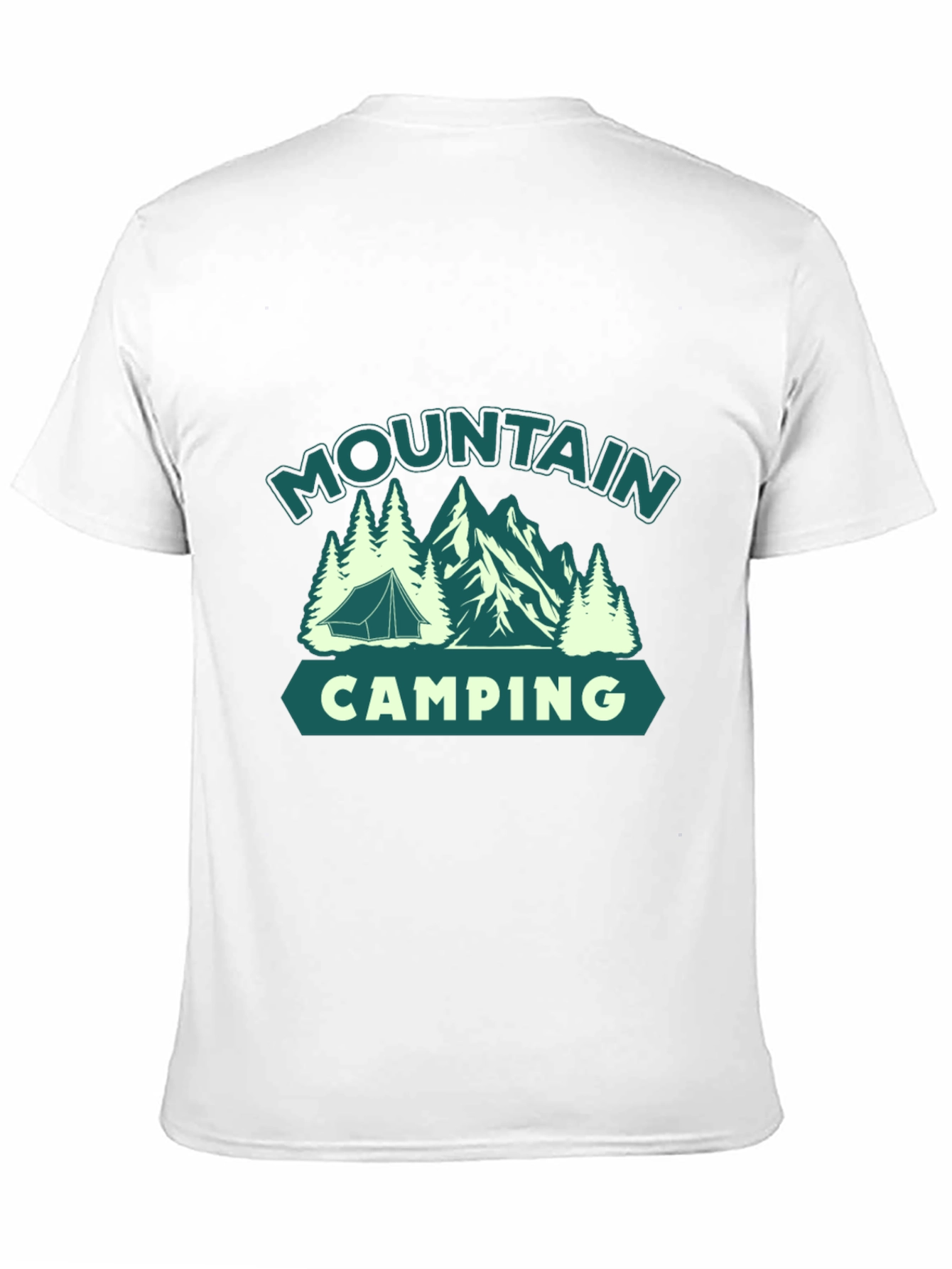 Mountain Camping Graphic Tee - Outdoor Adventure Shirt