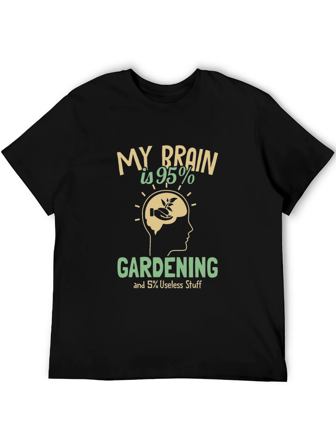 Gardening Brain T-Shirt - Funny Gardener Tee